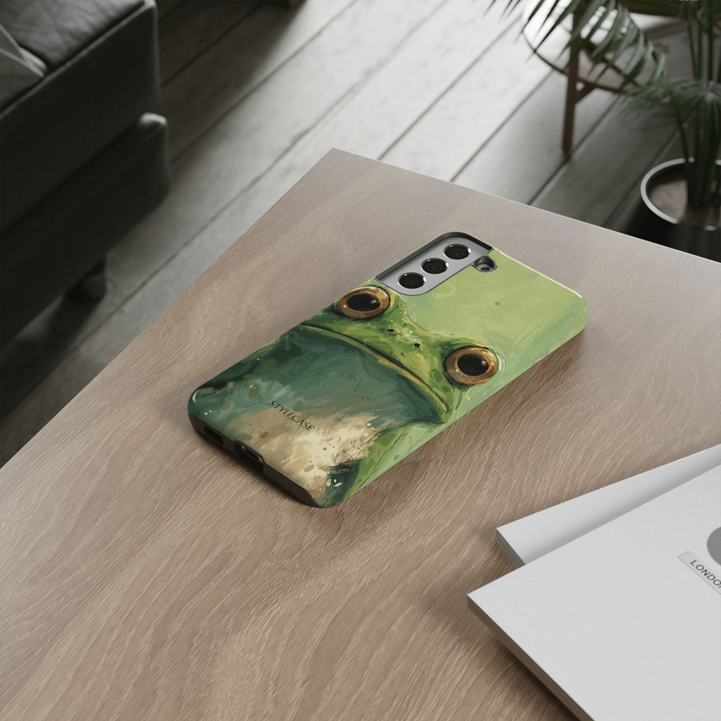 Frog Portrait Phone Case — Cute Frog Samsung And Iphone Protective Cover