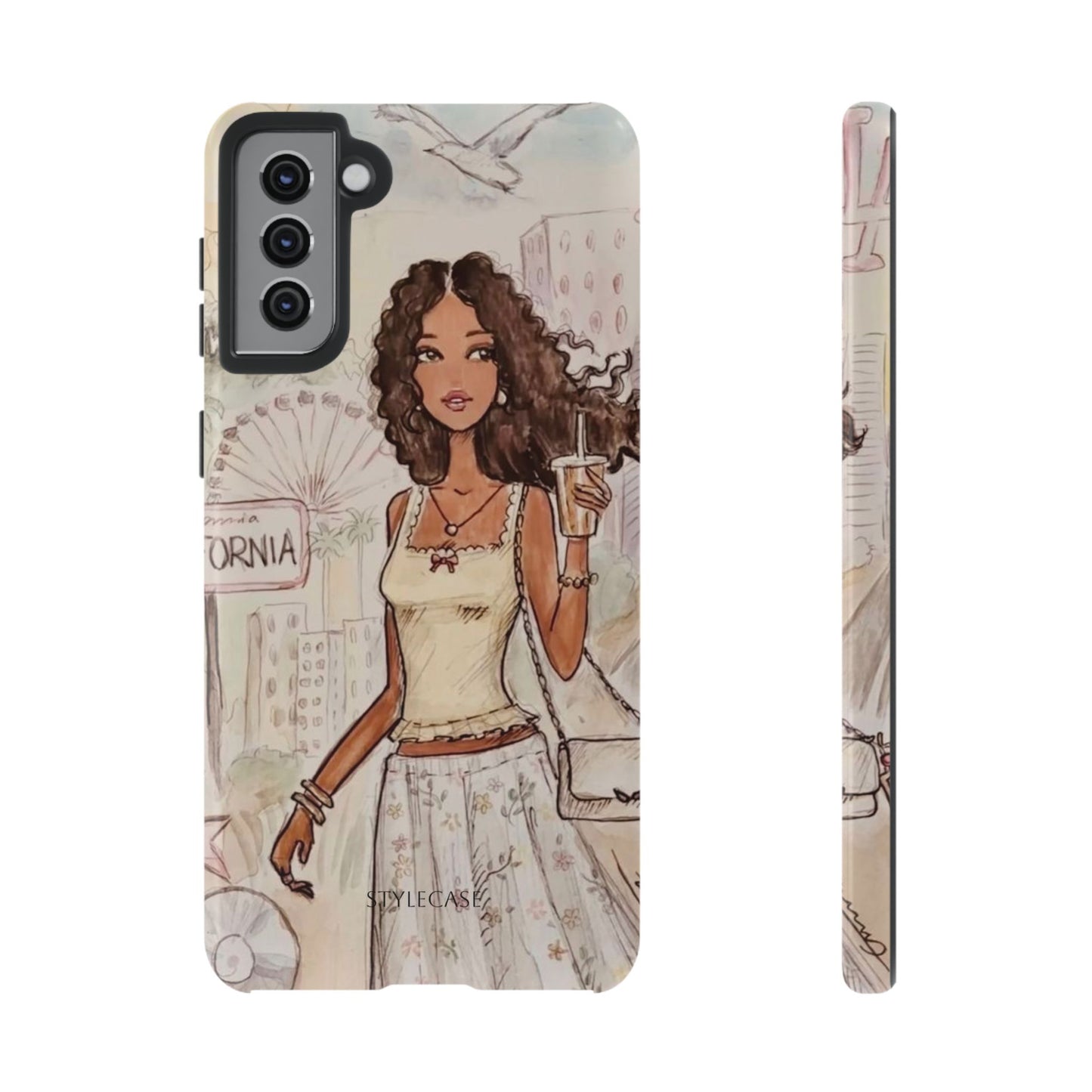 Stylish Girl Phone Case — California Samsung And Iphone Cover