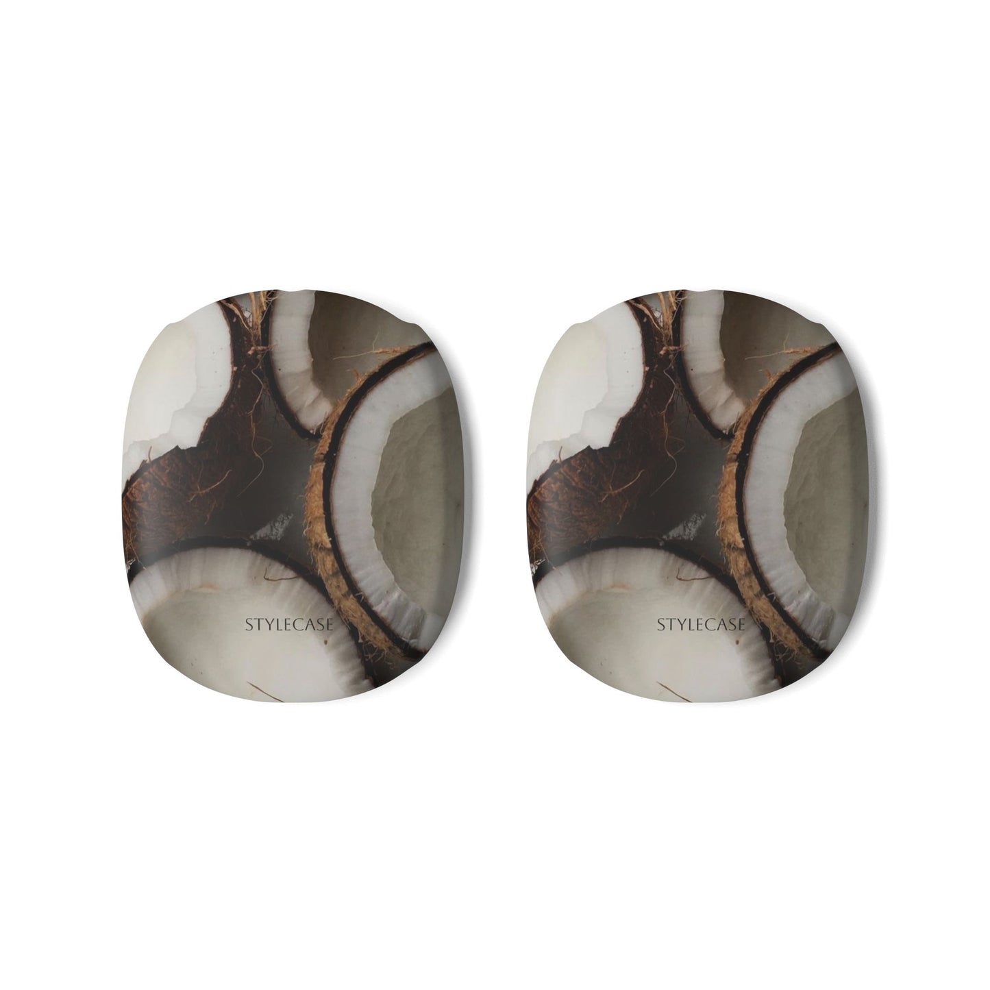 Coconut Shell AirPod Max Cases — Tropical Beach Vibe Headphone Covers
