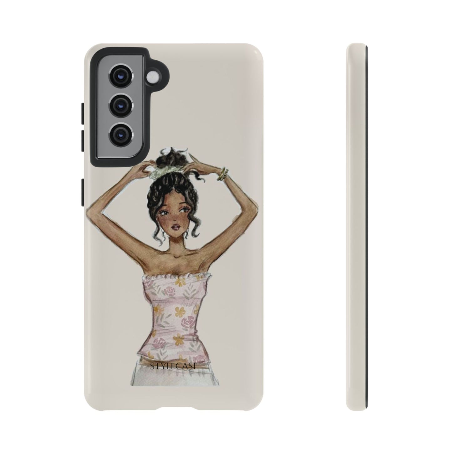Phone Case — Fashion Illustration Chic Girl Protective Cover