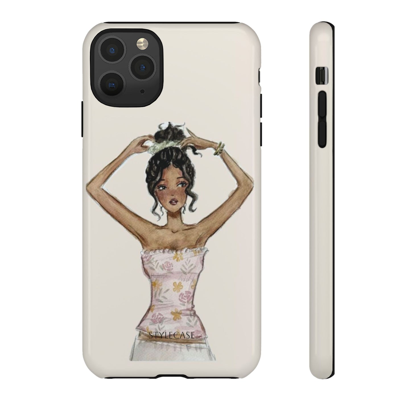 Phone Case — Fashion Illustration Chic Girl Protective Cover