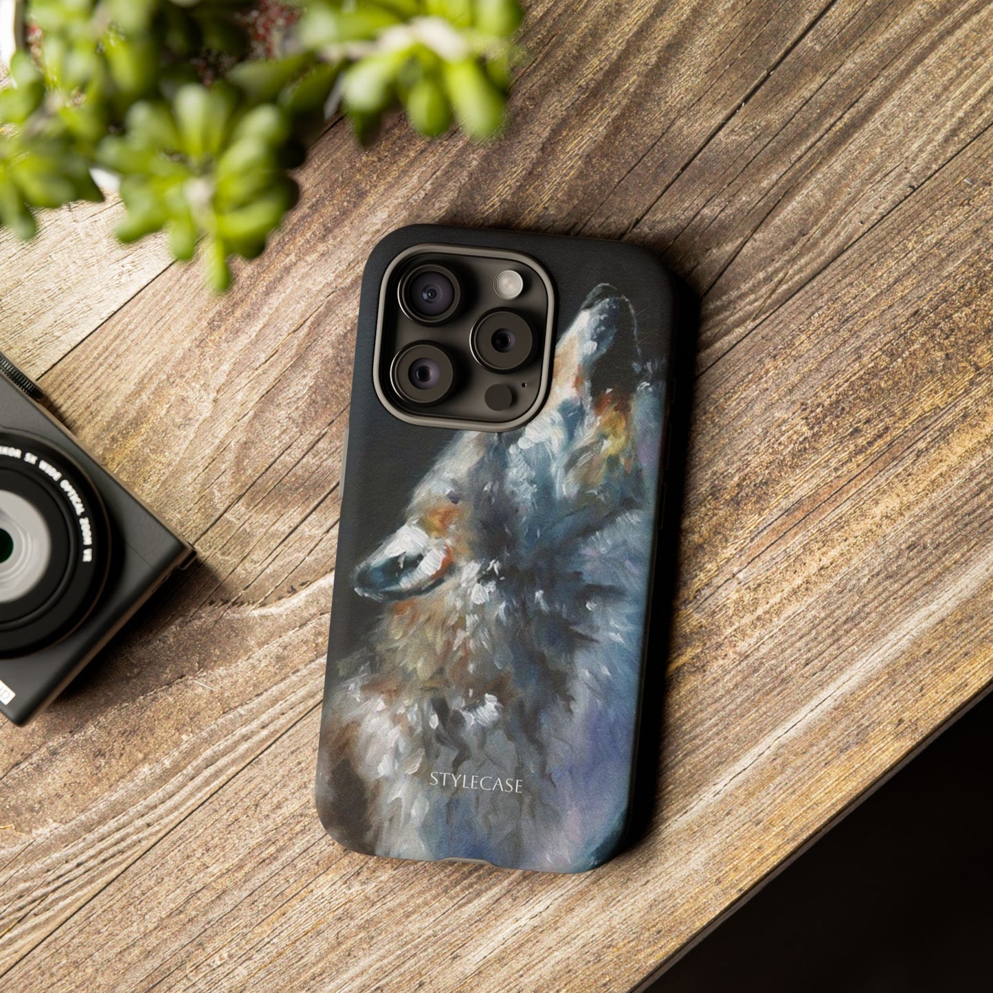 Howling Wolf Phone Case — Protective Samsung And Iphone Case
