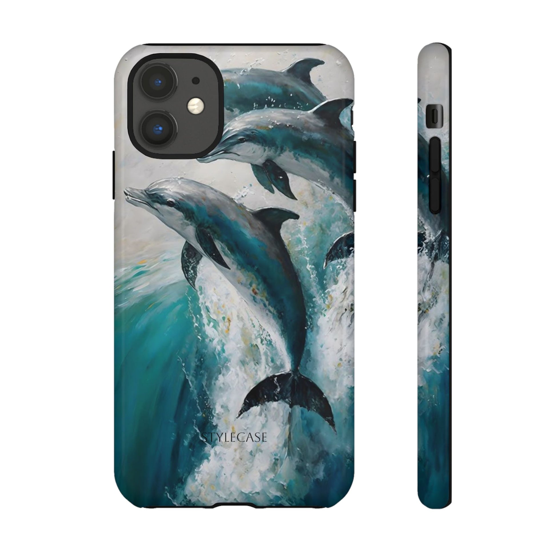 Dolphin Phone Case — Protective Ocean Art iPhone And Samsung Case