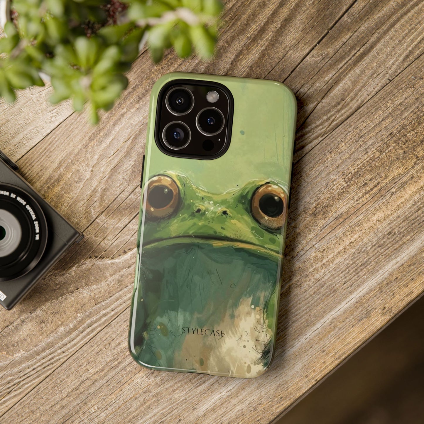 Frog Portrait Phone Case — Cute Frog Samsung And Iphone Protective Cover