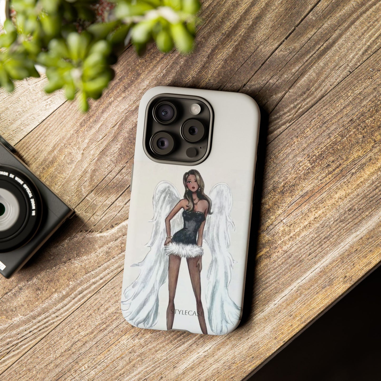 Angel Wings Phone Case — Fashionable Angel Model Protective Cover