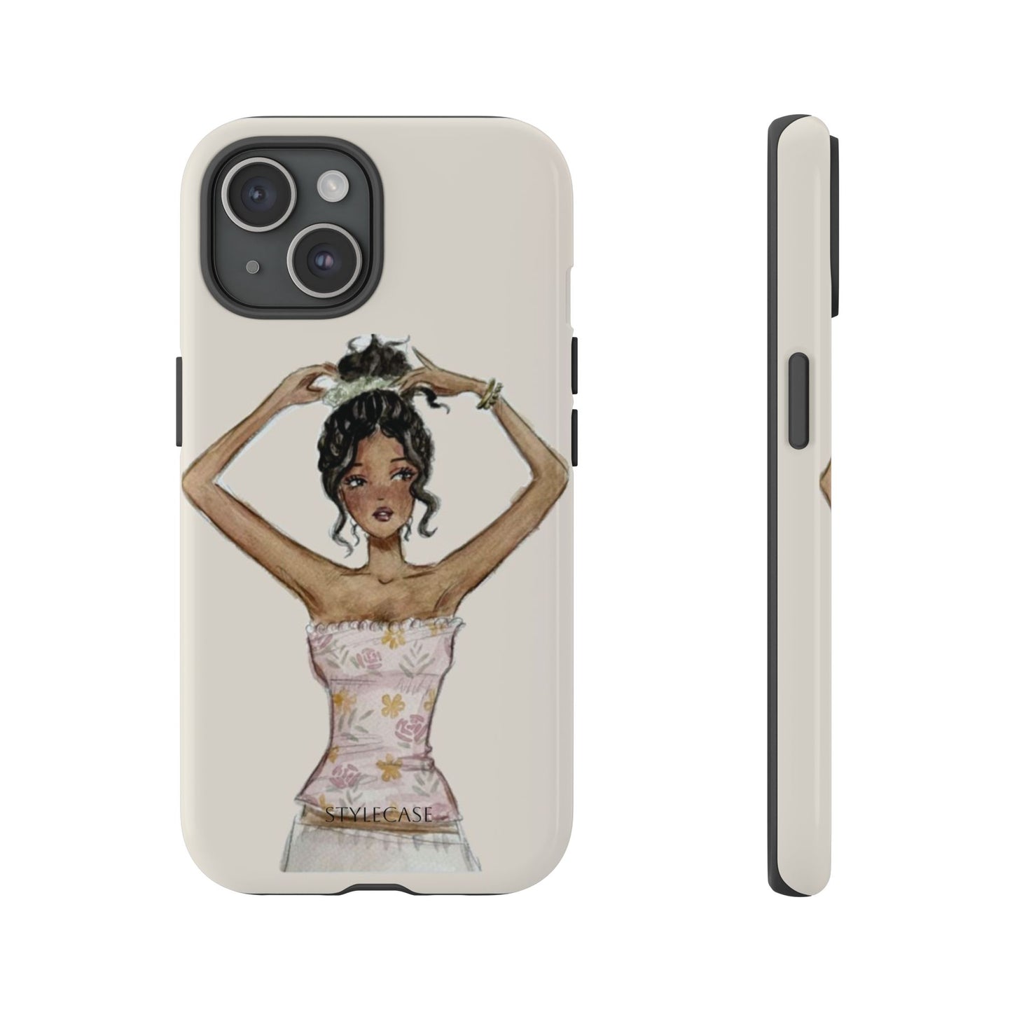 Phone Case — Fashion Illustration Chic Girl Protective Cover