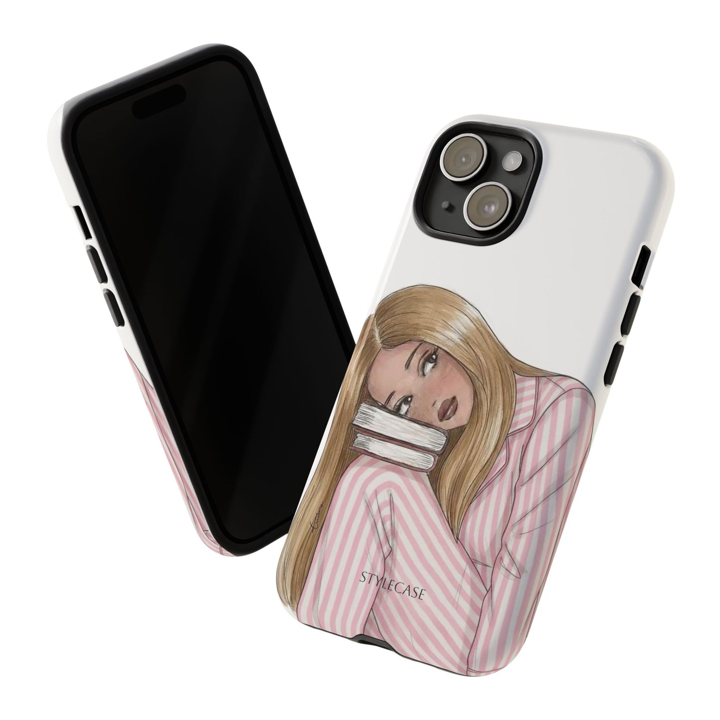 Blonde Girl Phone Case - Books Lover Samsung & Iphone Case