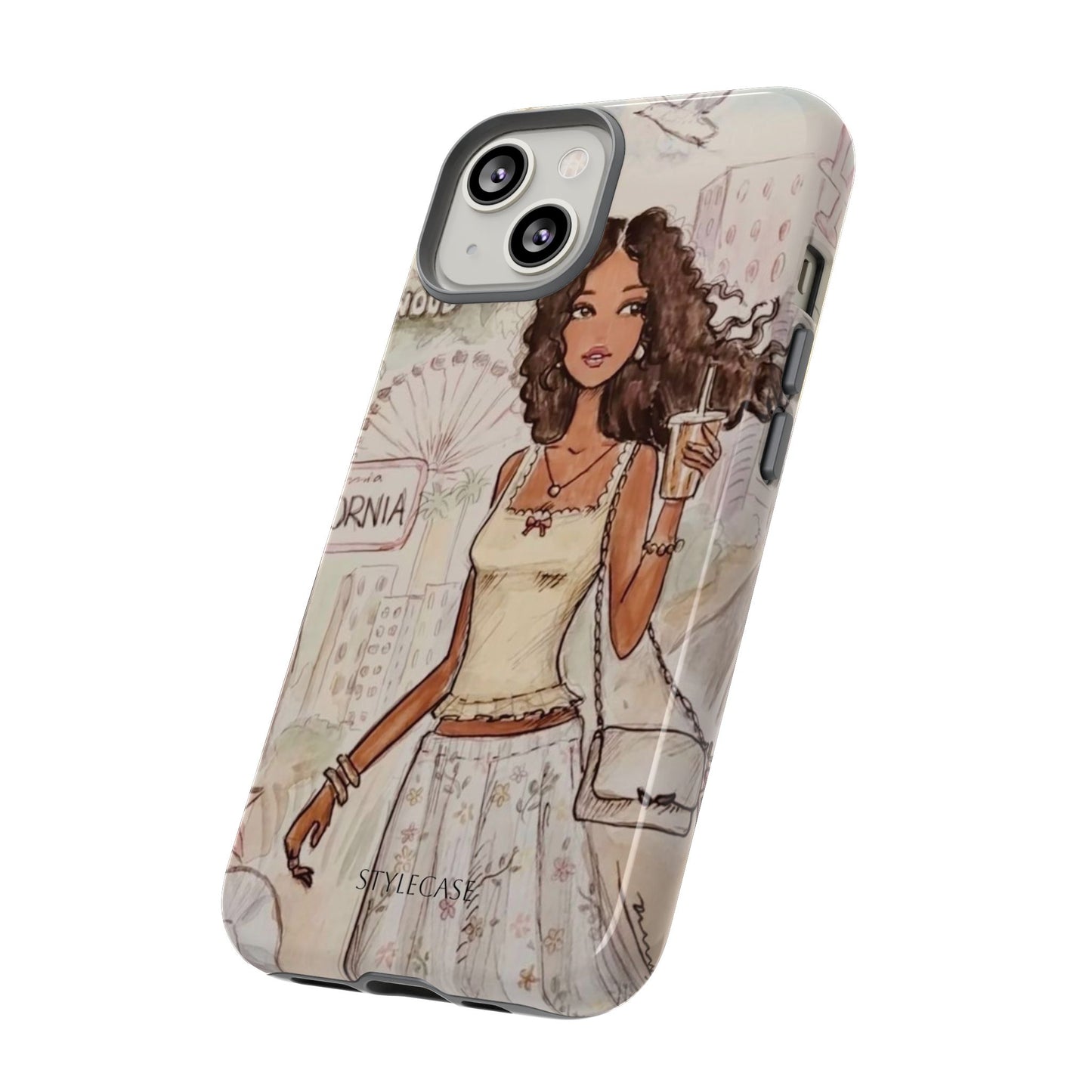 Stylish Girl Phone Case — California Samsung And Iphone Cover