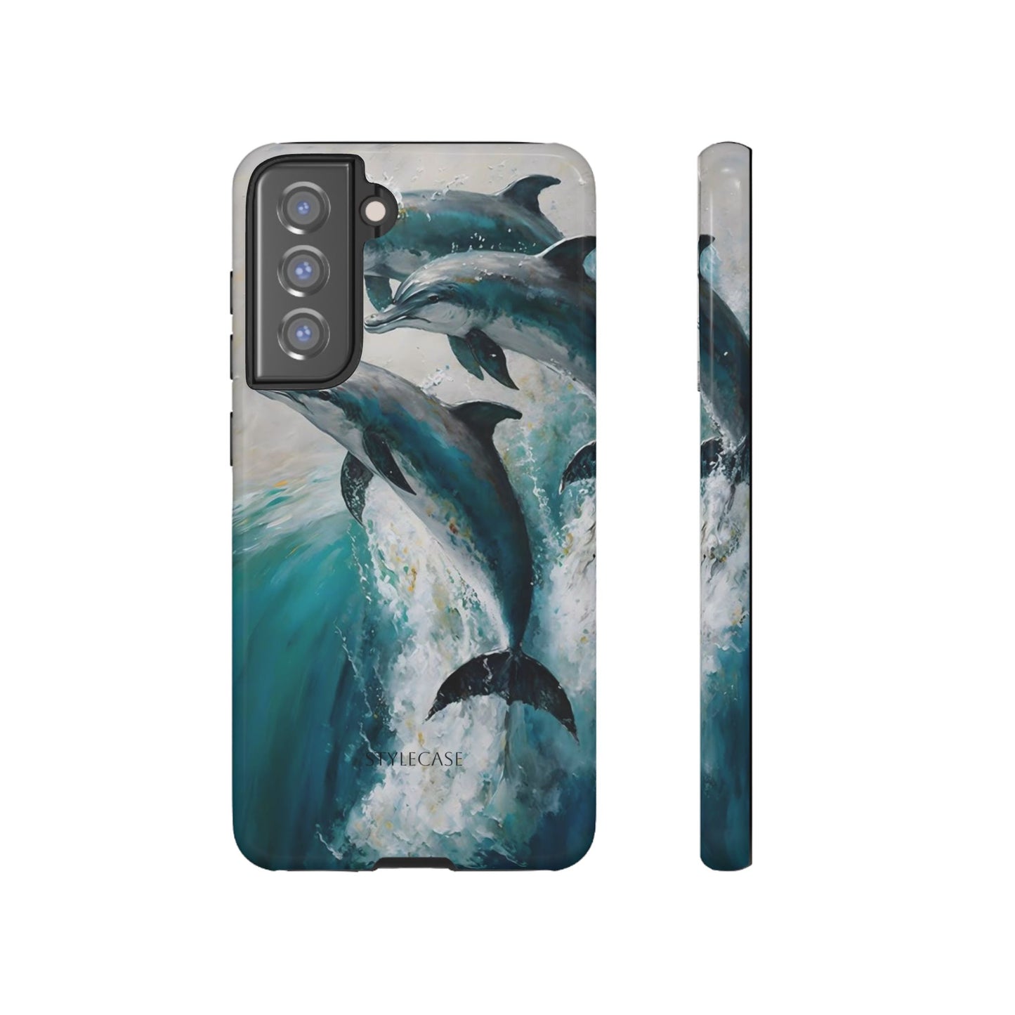 Dolphin Phone Case — Protective Ocean Art iPhone And Samsung Case