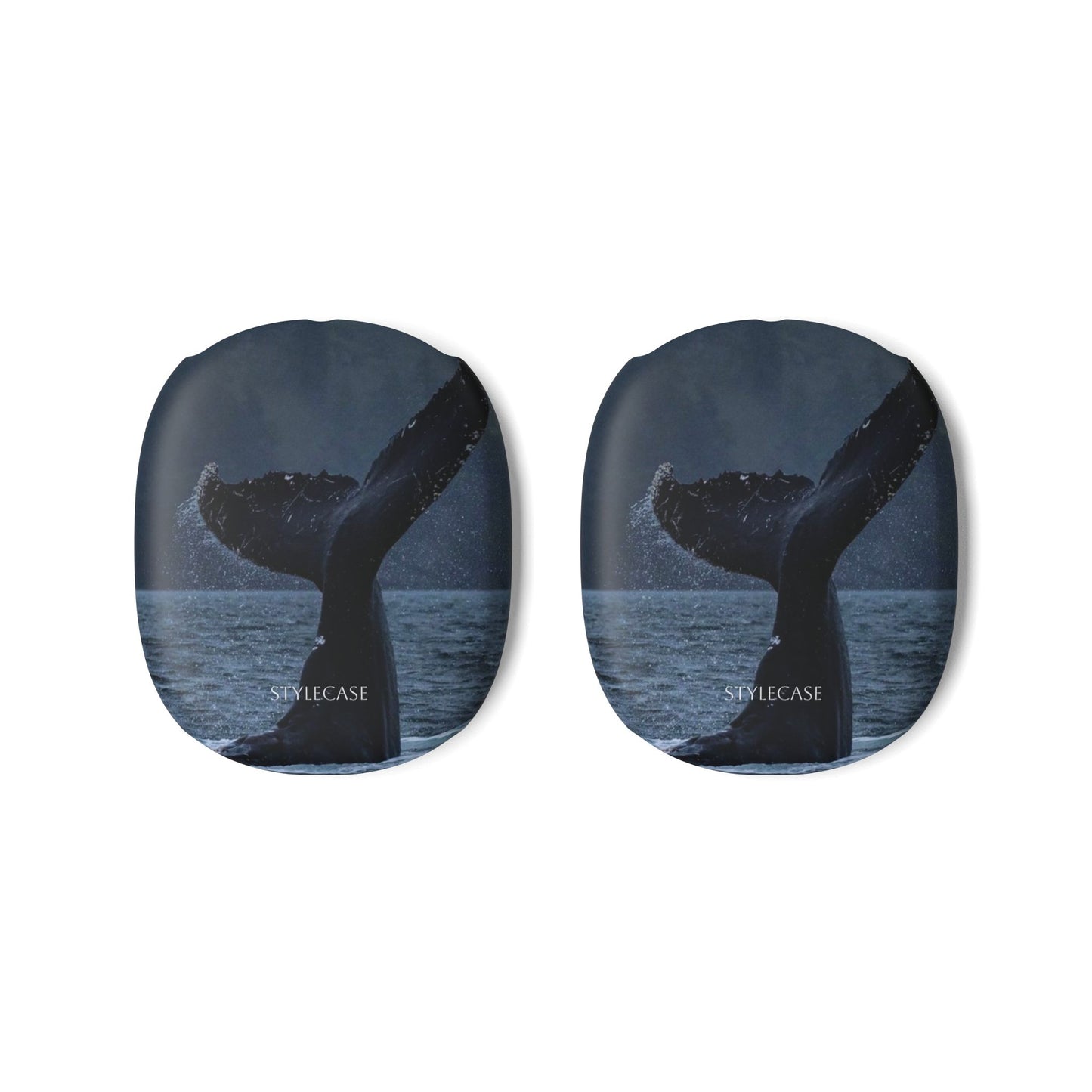 Whale Tail AirPod Max Case — Ocean Night Protective Skins for Headphones