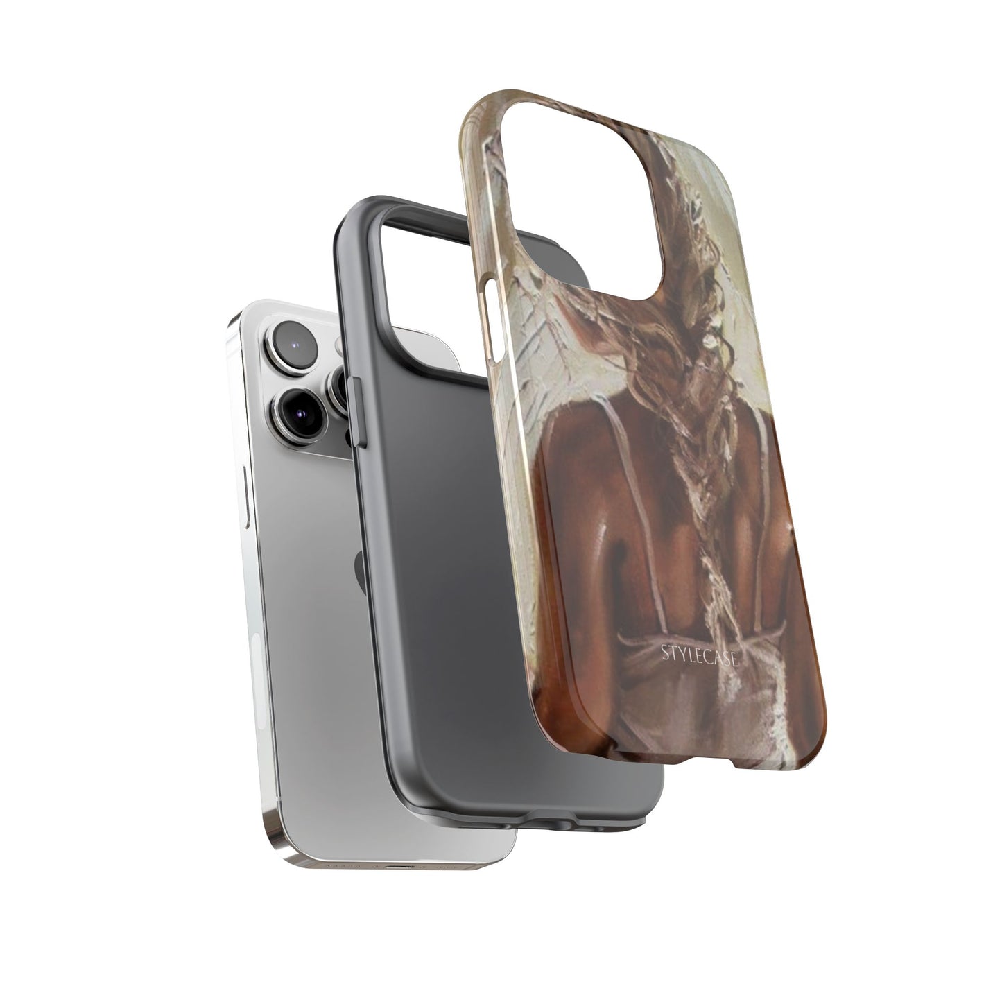 Phone Case — Braided Back Summer Vibe Protective Cover