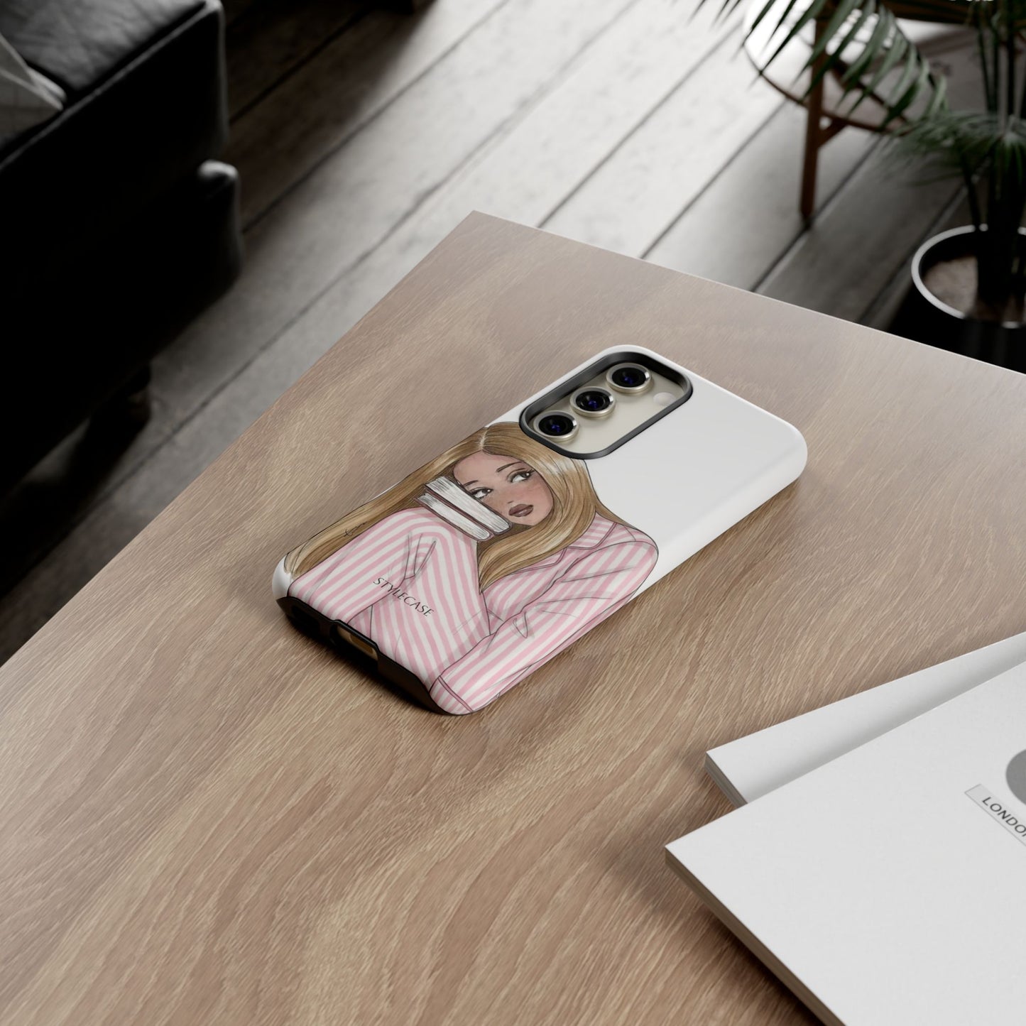 Blonde Girl Phone Case - Books Lover Samsung & Iphone Case
