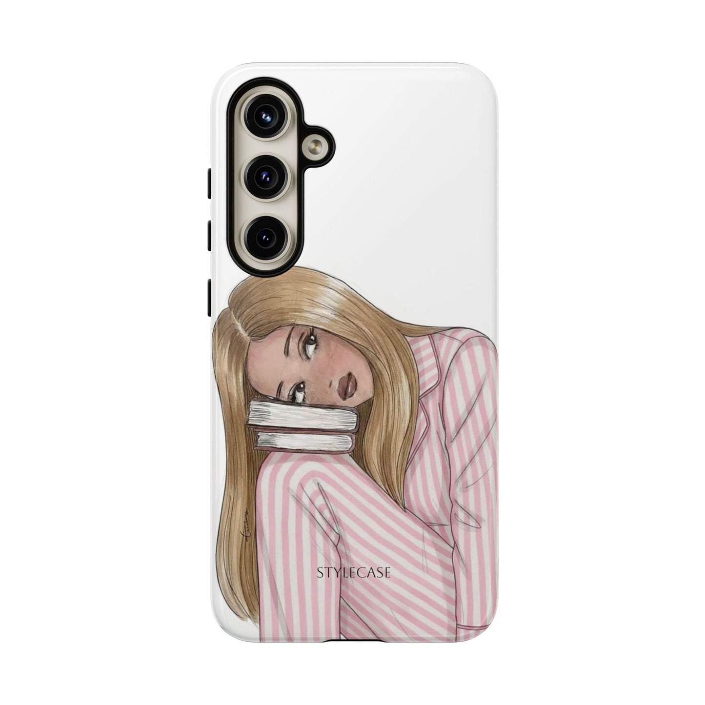 Blonde Girl Phone Case - Books Lover Samsung & Iphone Case