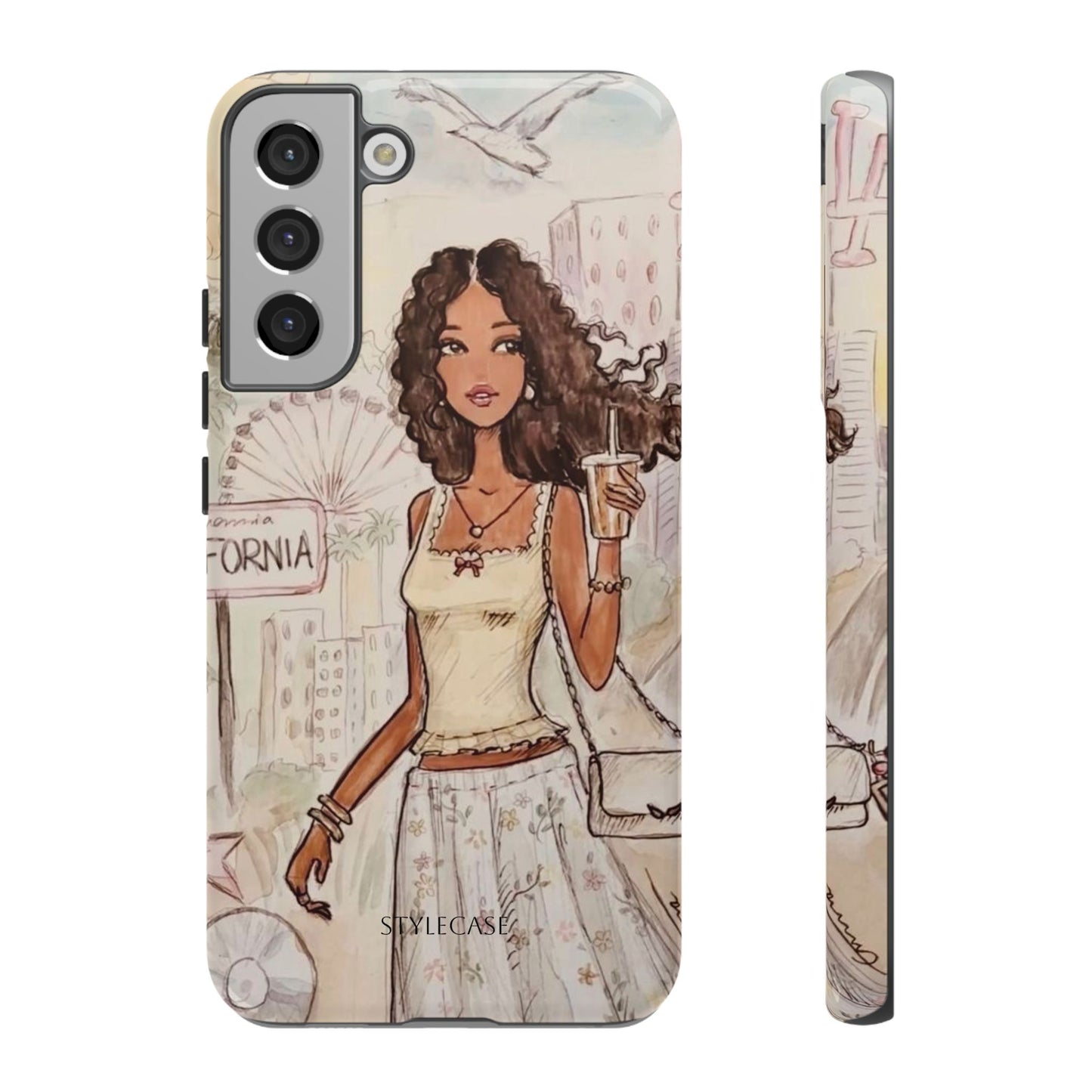 Stylish Girl Phone Case — California Samsung And Iphone Cover
