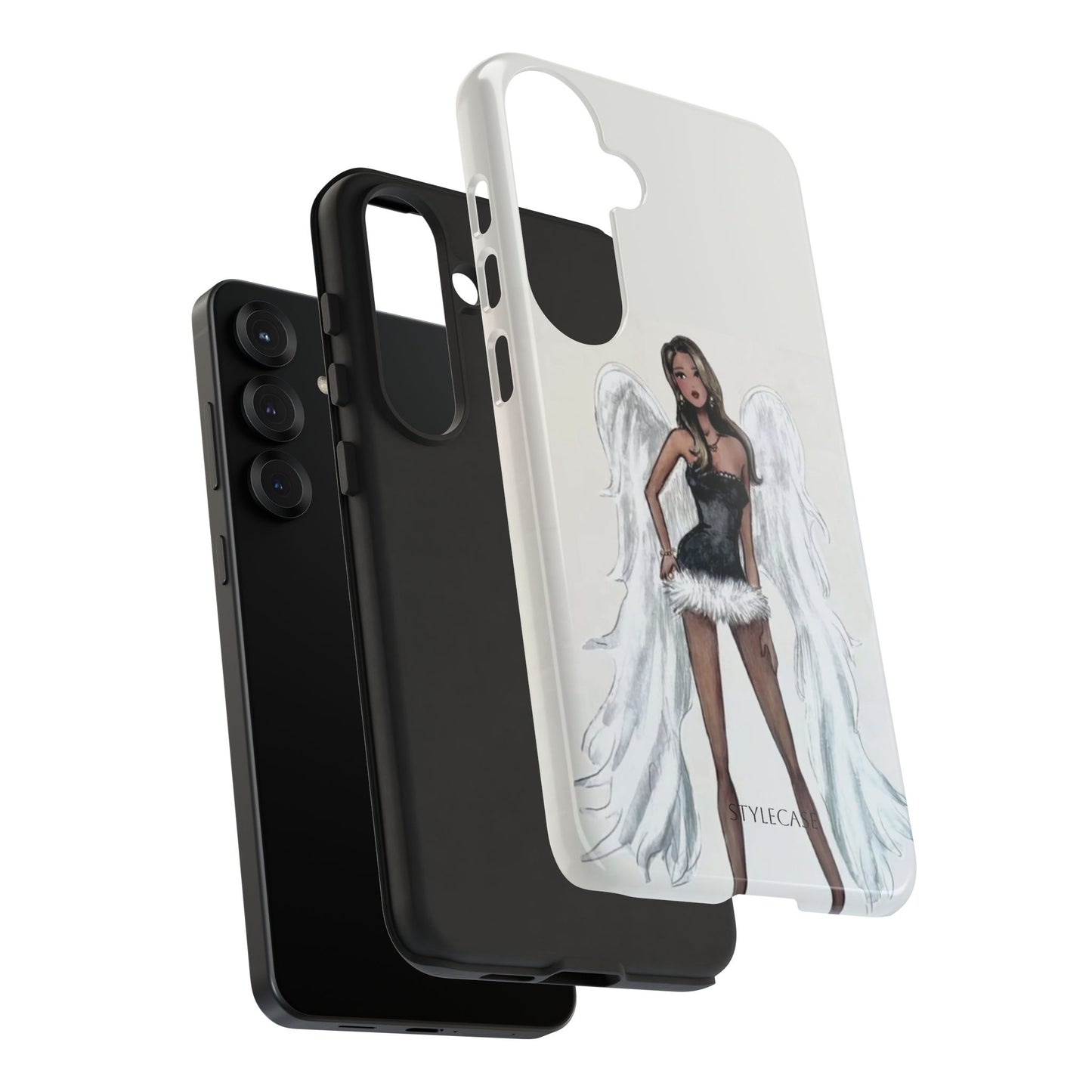 Angel Wings Phone Case — Fashionable Angel Model Protective Cover