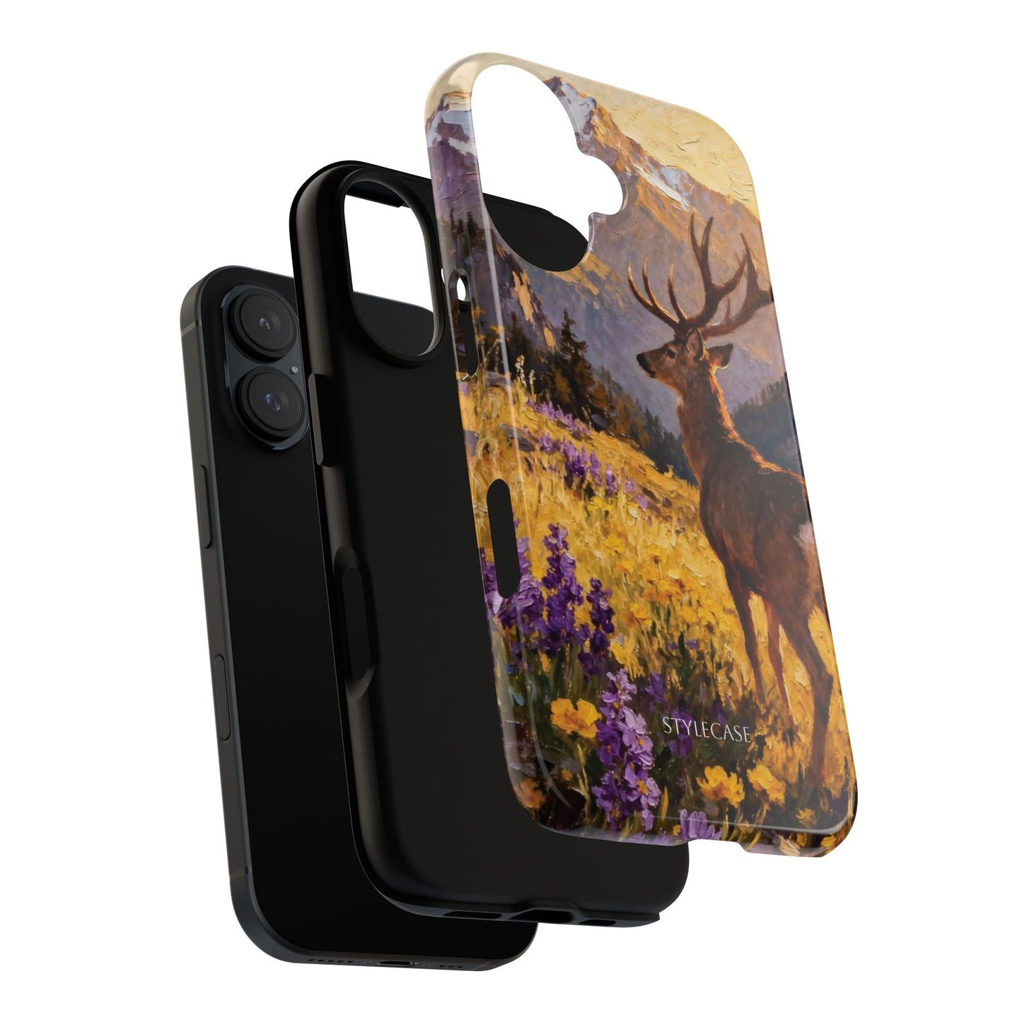 Deer Meadow Phone Case — Nature Samsung & Iphone Protective Case