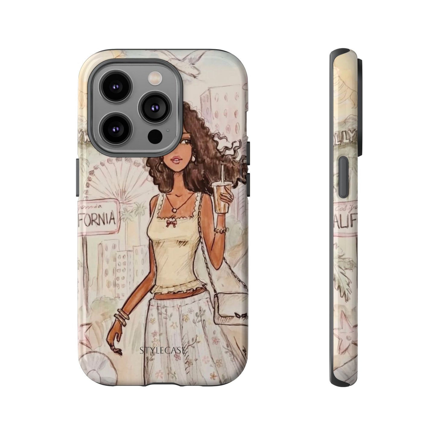 Stylish Girl Phone Case — California Samsung And Iphone Cover