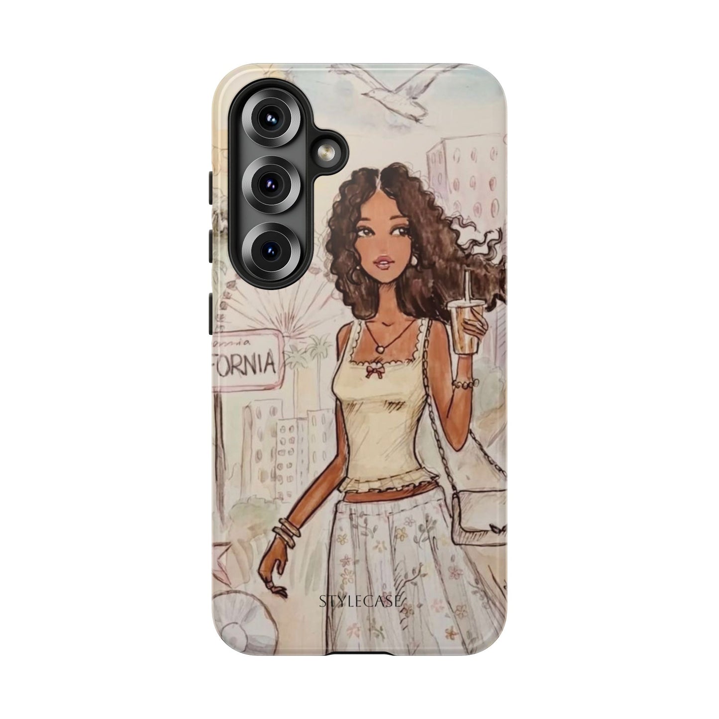 Stylish Girl Phone Case — California Samsung And Iphone Cover