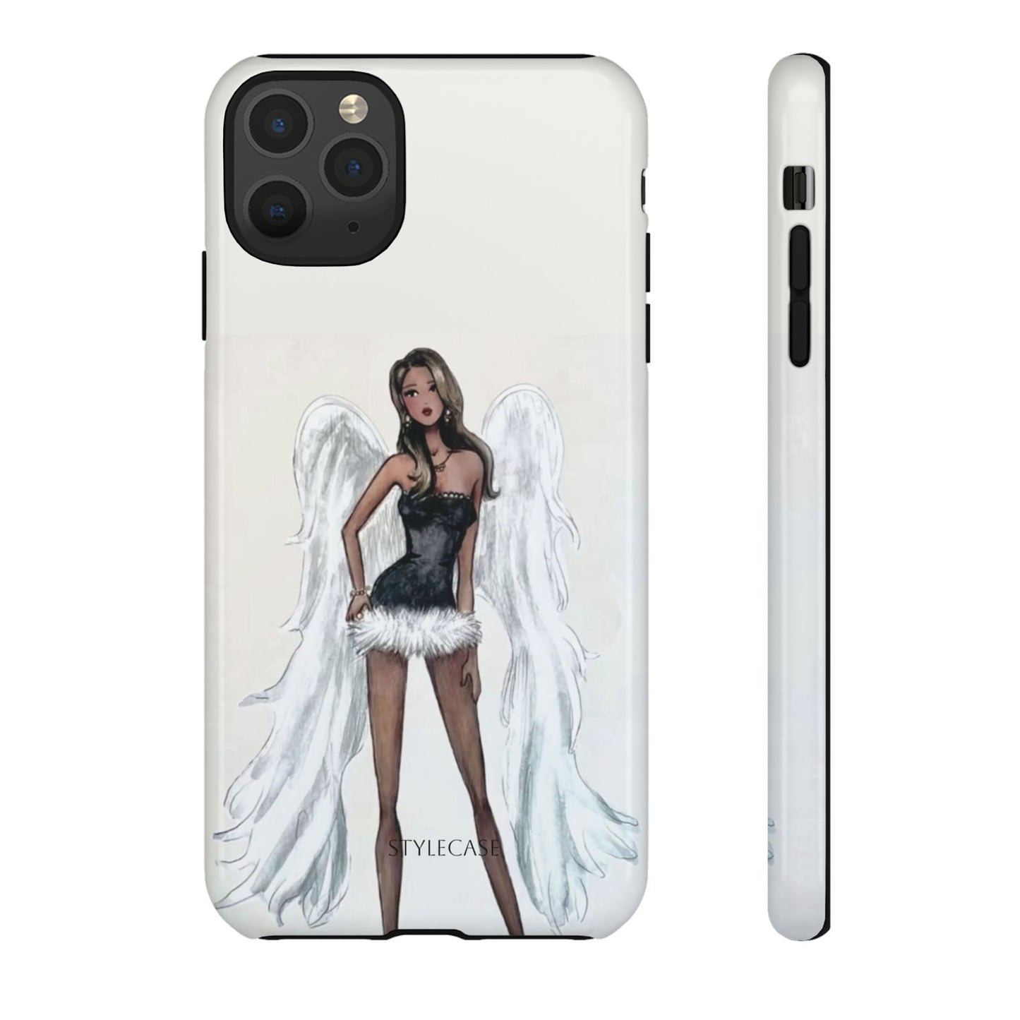 Angel Wings Phone Case — Fashionable Angel Model Protective Cover