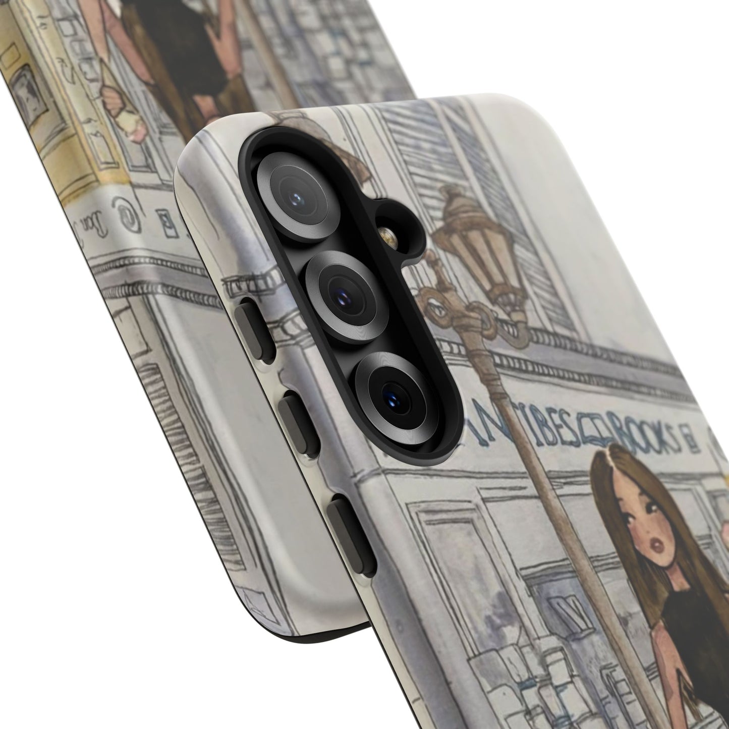 Phone Case — Chic Parisian Girl Protective Cover