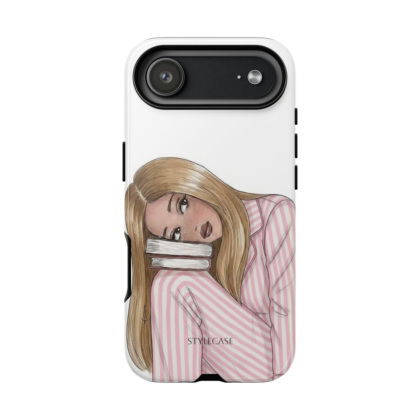 Blonde Girl Phone Case - Books Lover Samsung & Iphone Case