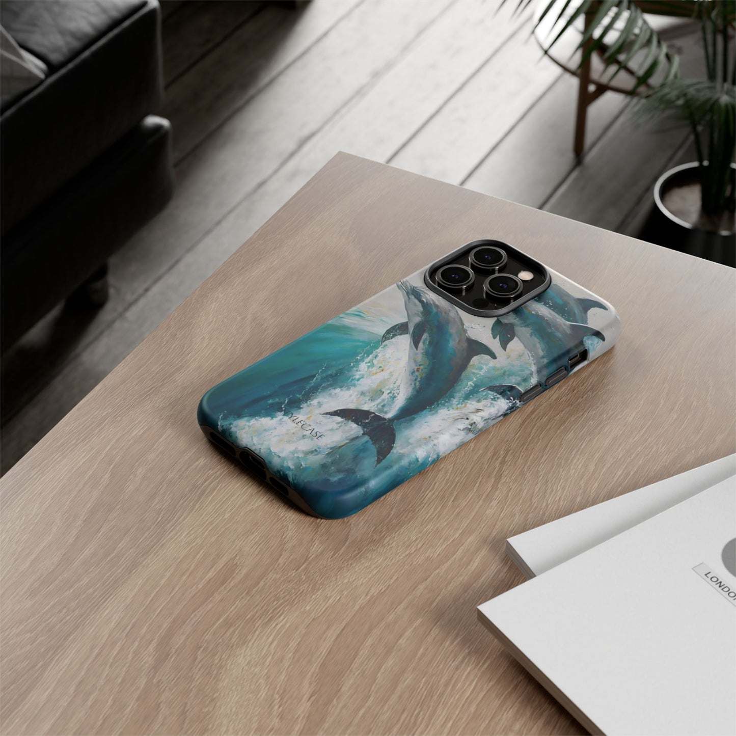 Dolphin Phone Case — Protective Ocean Art iPhone And Samsung Case