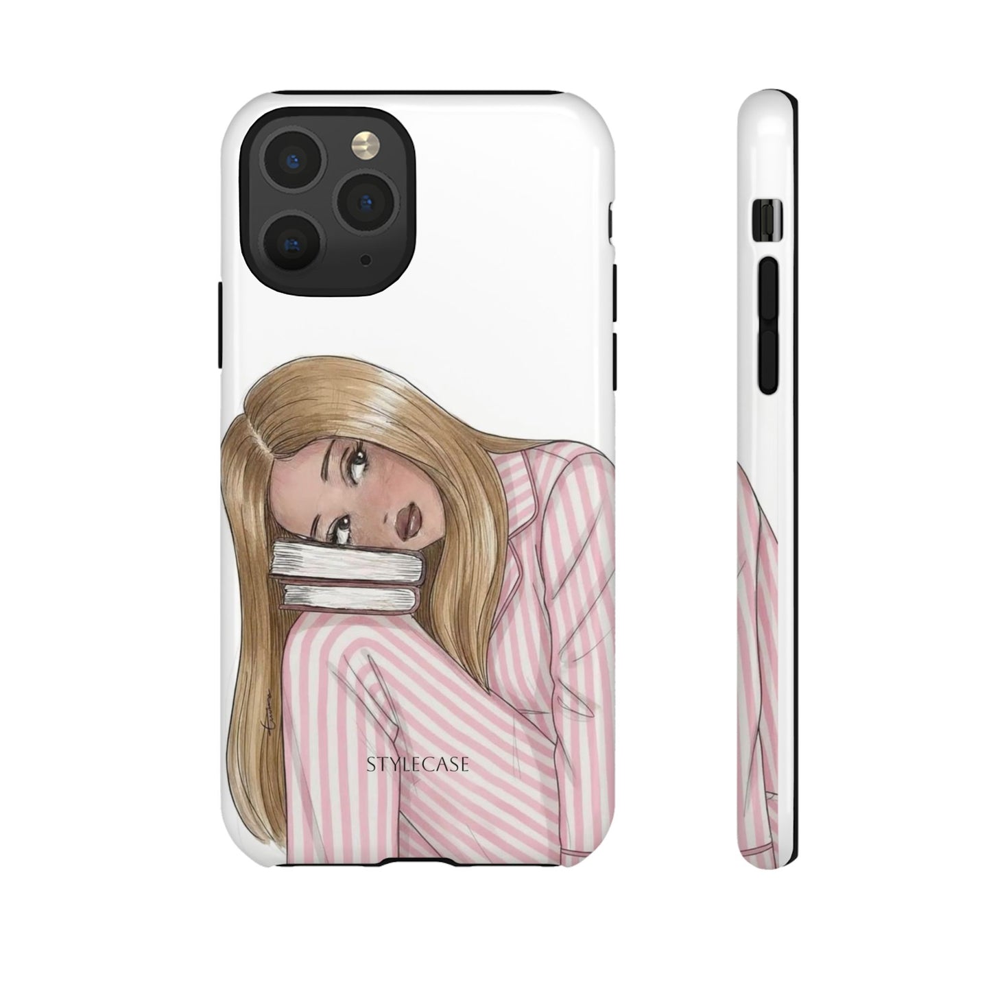 Blonde Girl Phone Case - Books Lover Samsung & Iphone Case