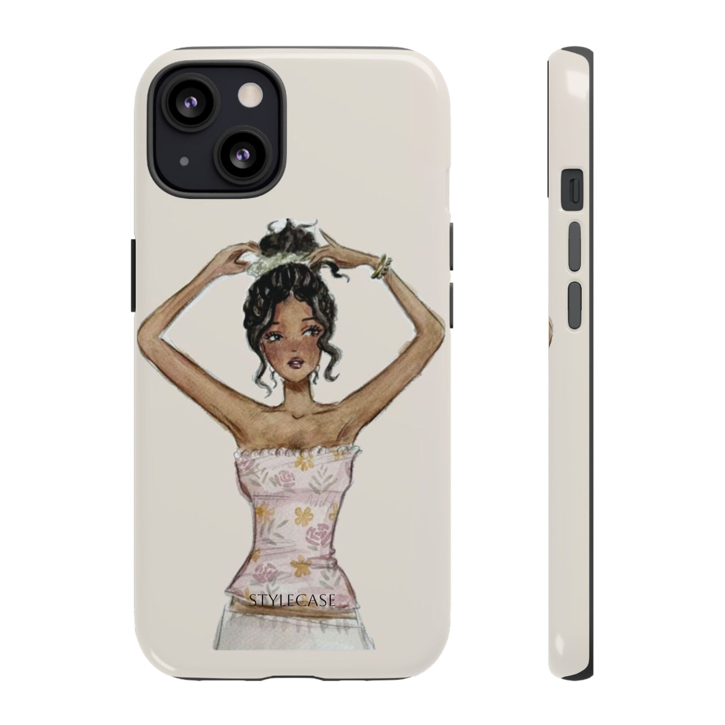 Phone Case — Fashion Illustration Chic Girl Protective Cover