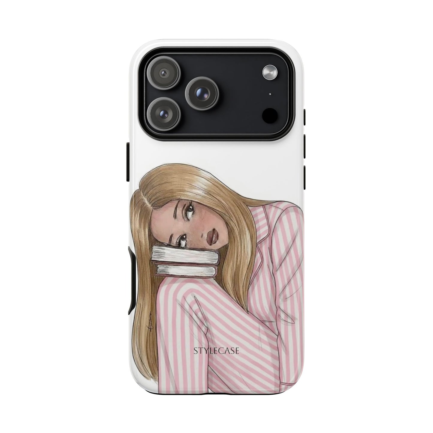 Blonde Girl Phone Case - Books Lover Samsung & Iphone Case