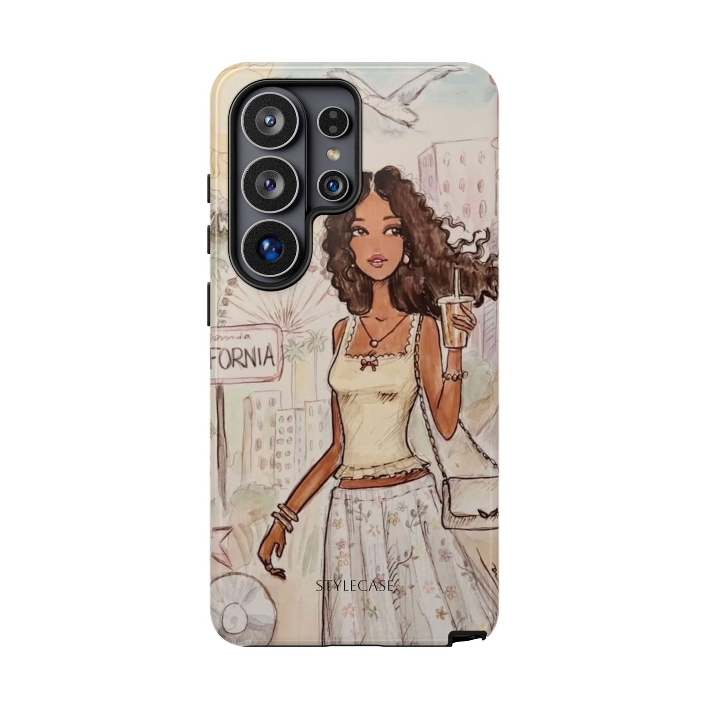 Stylish Girl Phone Case — California Samsung And Iphone Cover