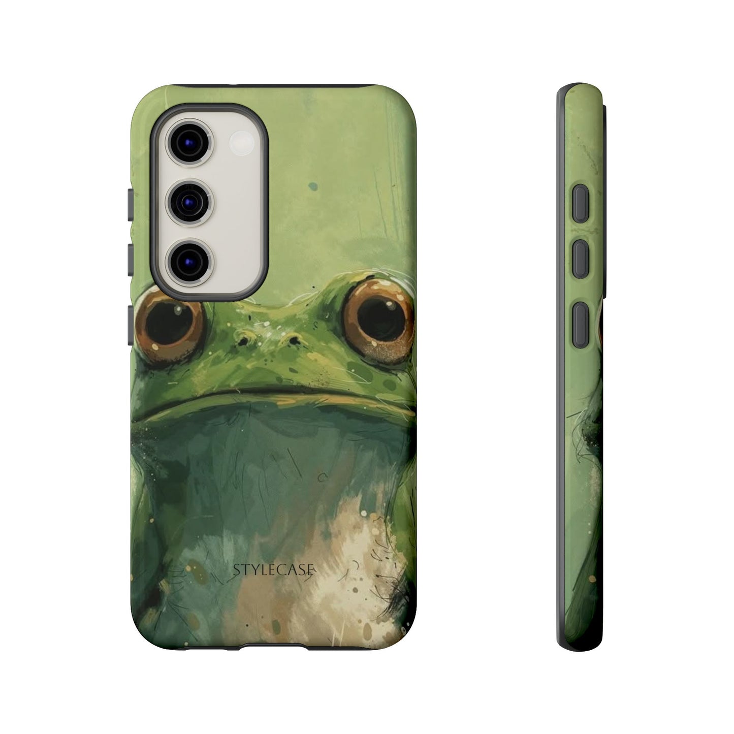 Frog Portrait Phone Case — Cute Frog Samsung And Iphone Protective Cover