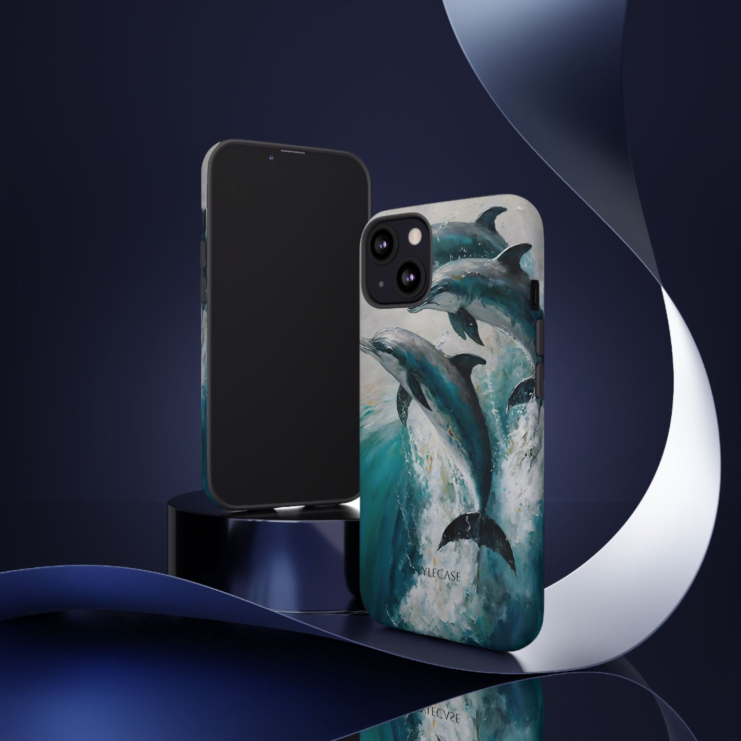 Dolphin Phone Case — Protective Ocean Art iPhone And Samsung Case