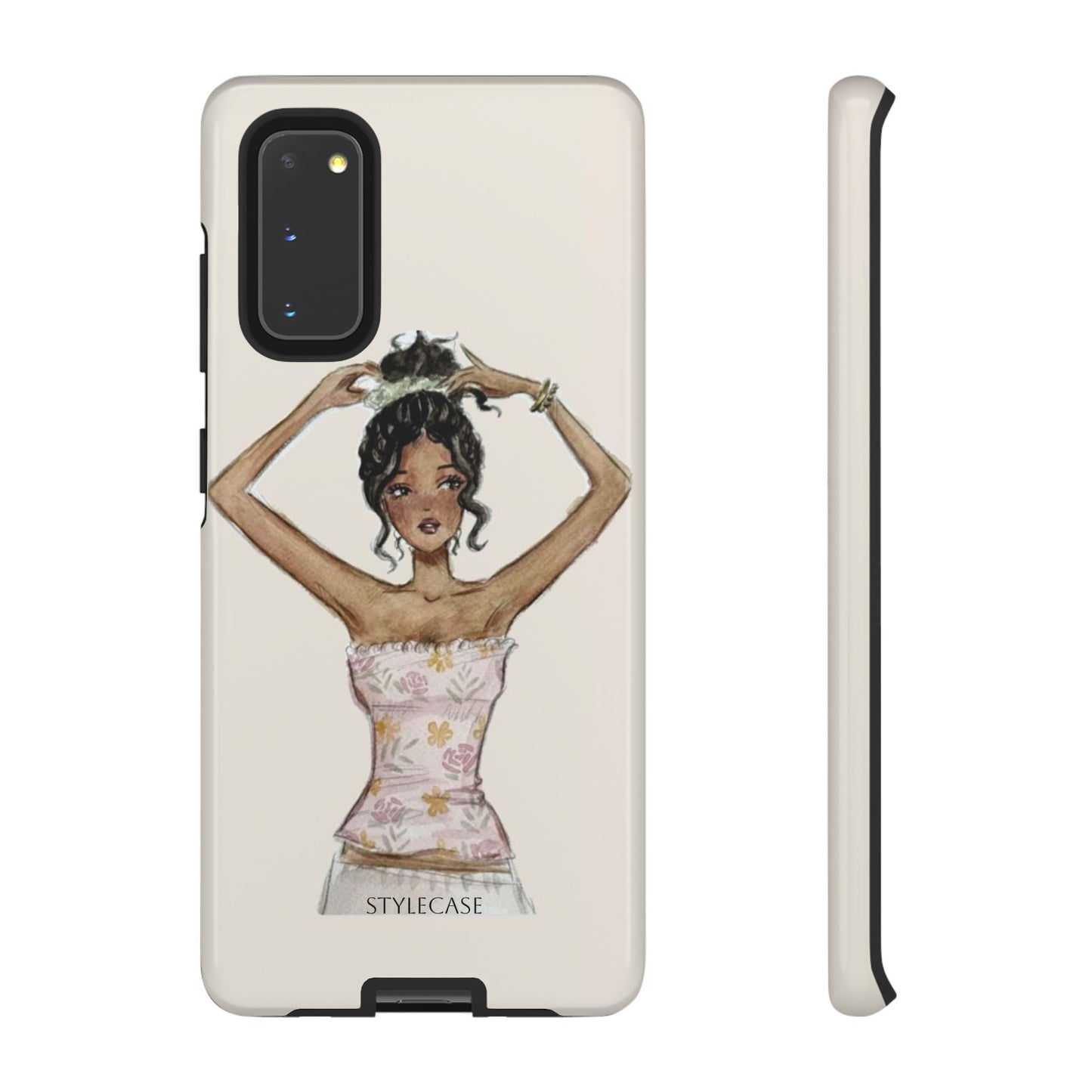 Phone Case — Fashion Illustration Chic Girl Protective Cover