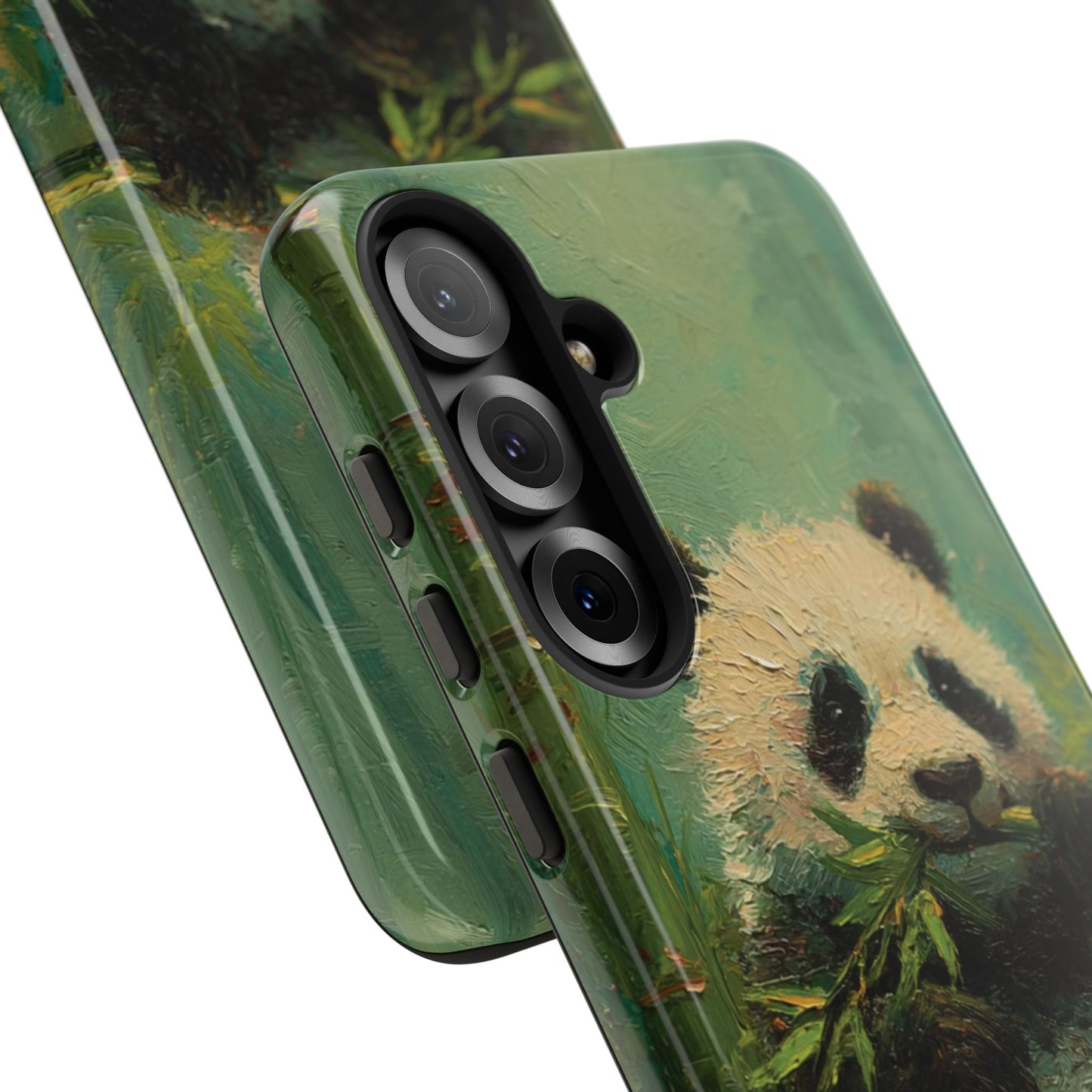 Panda Bamboo Phone Case – Cute Vintage-Style Protective Phone Cover