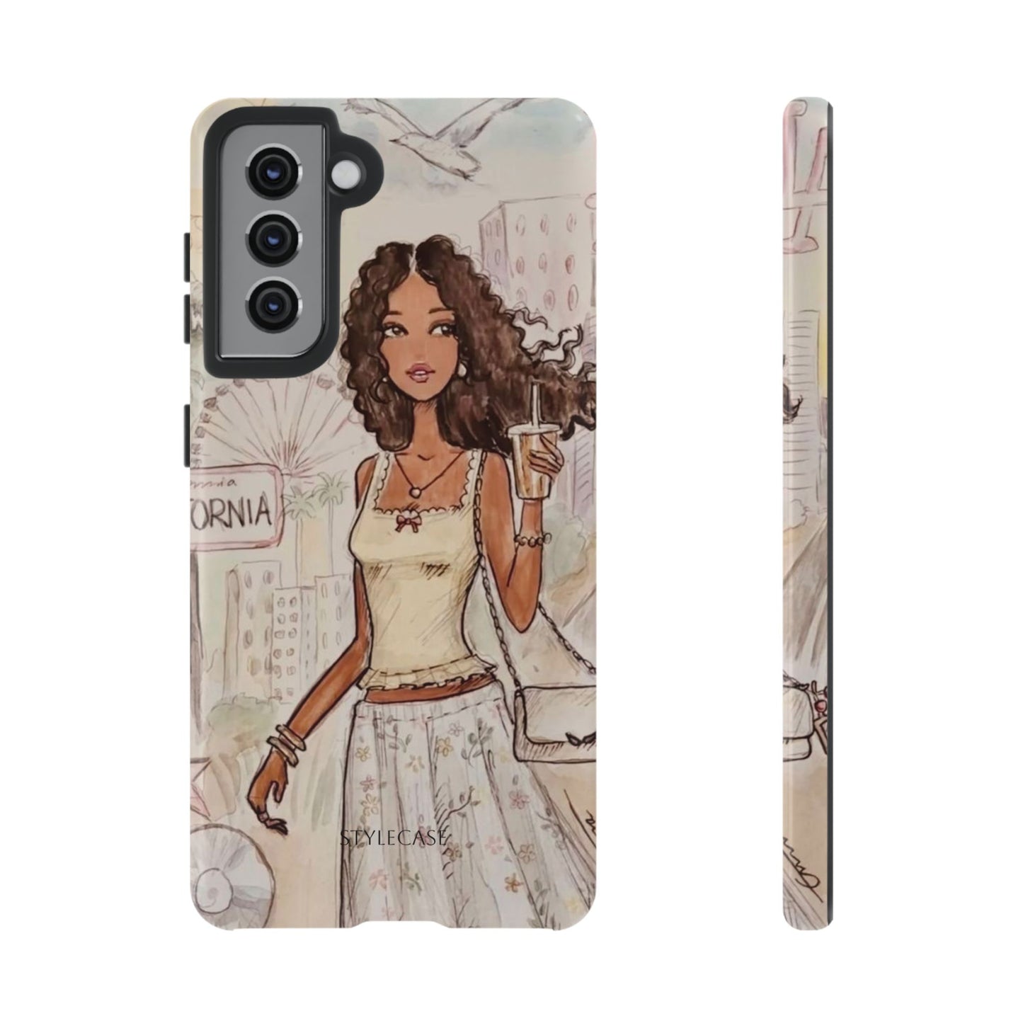 Stylish Girl Phone Case — California Samsung And Iphone Cover