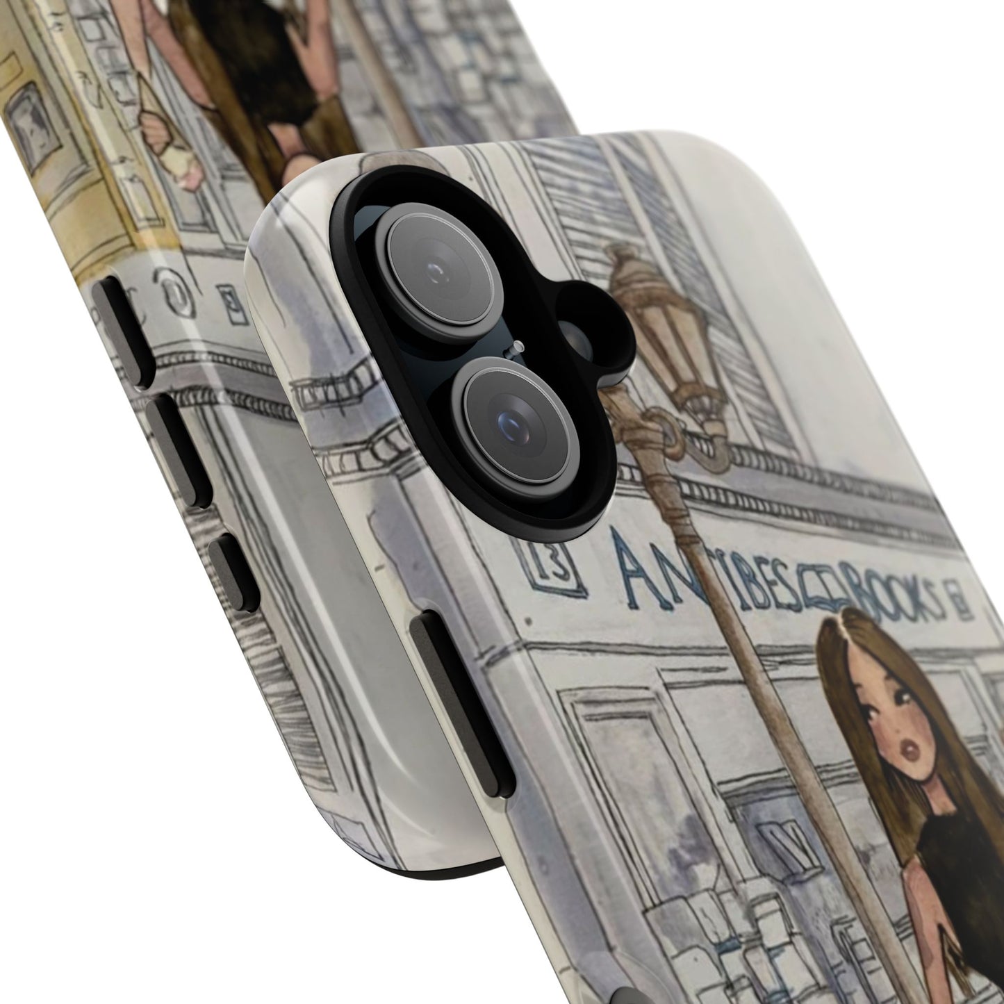 Phone Case — Chic Parisian Girl Protective Cover