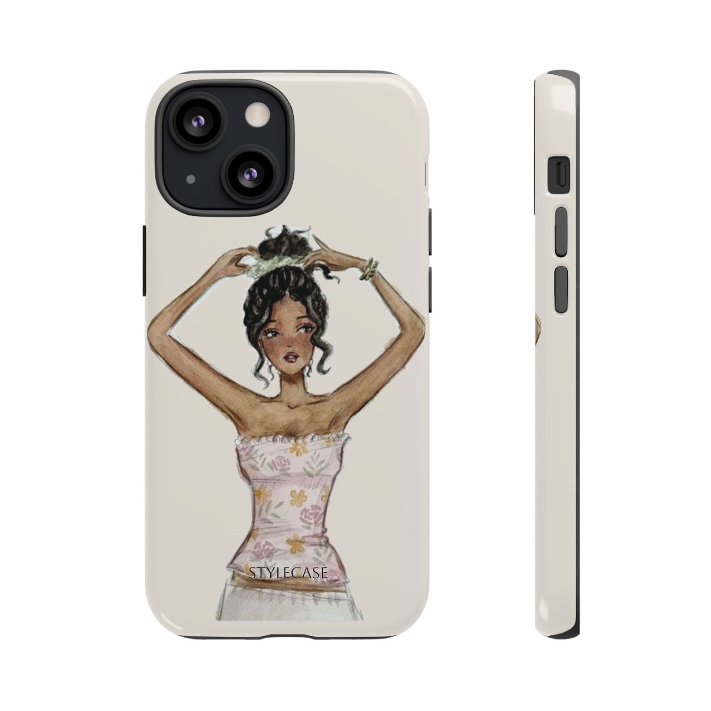 Phone Case — Fashion Illustration Chic Girl Protective Cover