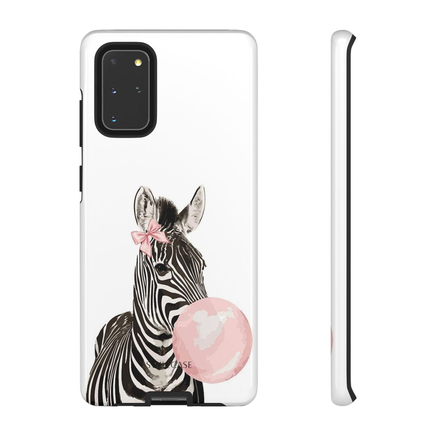 Zebra Bubblegum Phone Case — Cute Animal Samsung and Iphone Cover