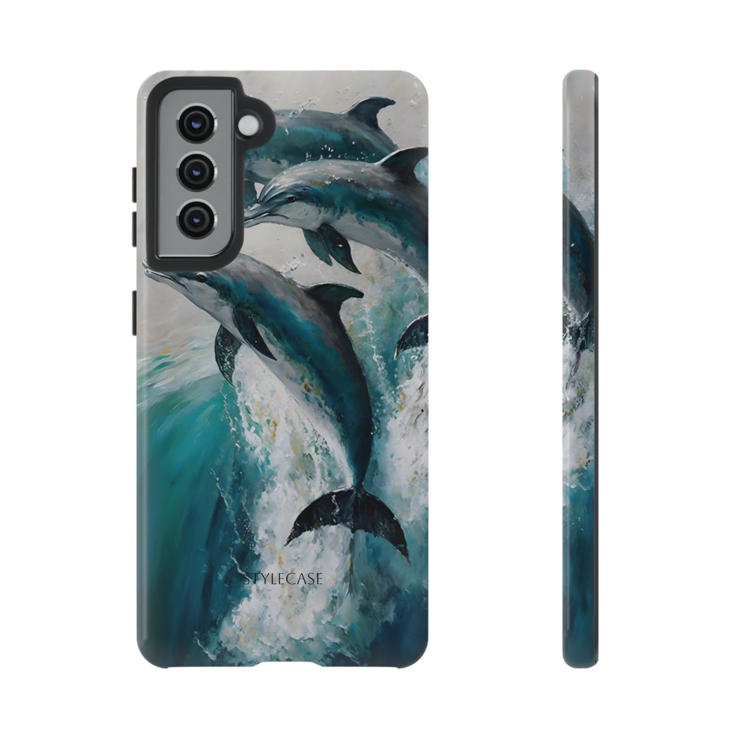 Dolphin Phone Case — Protective Ocean Art iPhone And Samsung Case