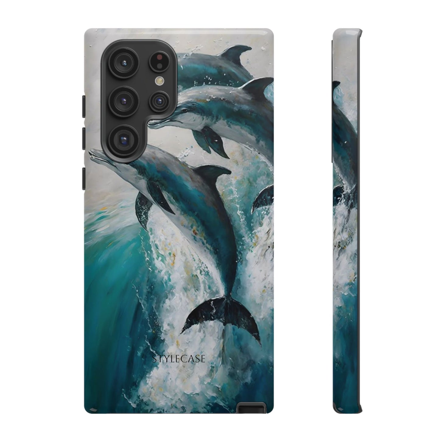 Dolphin Phone Case — Protective Ocean Art iPhone And Samsung Case