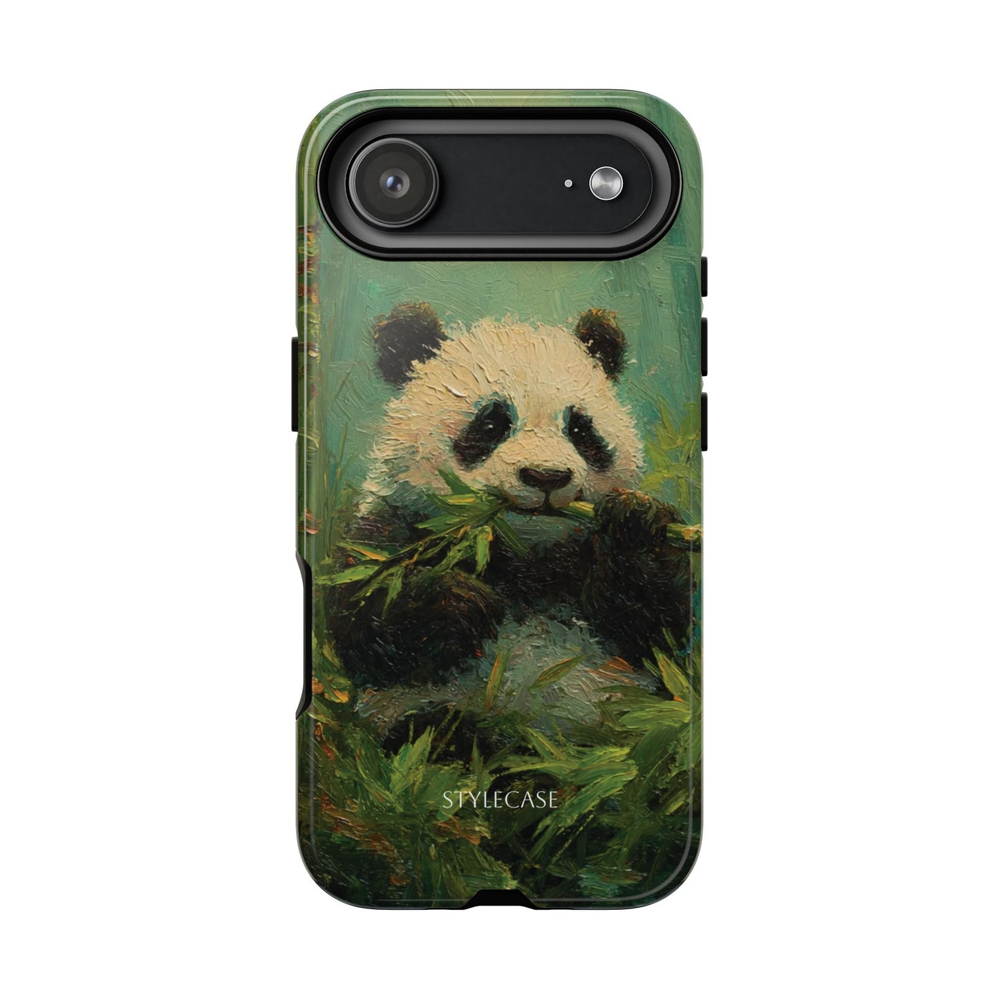 Panda Bamboo Phone Case – Cute Vintage-Style Protective Phone Cover