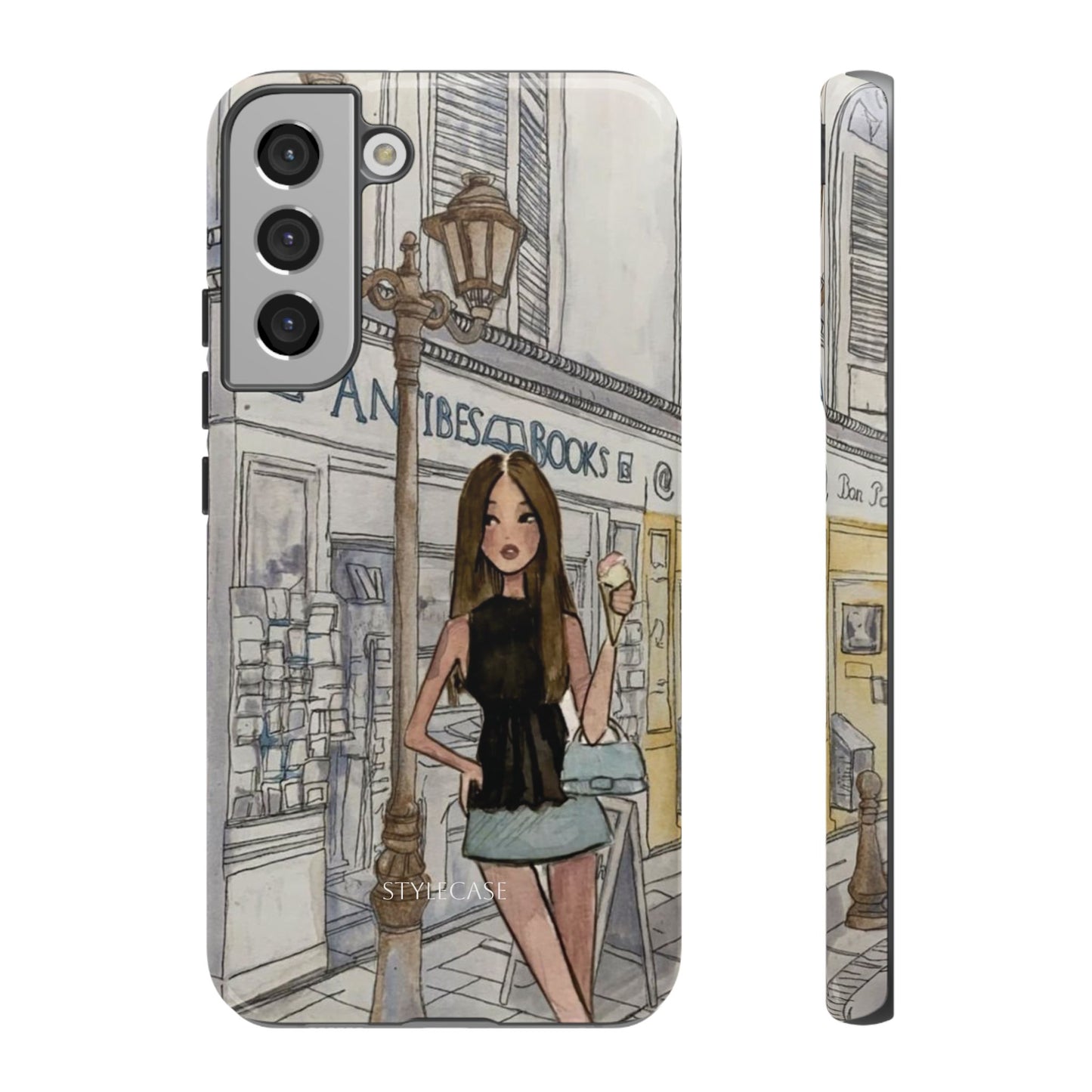 Phone Case — Chic Parisian Girl Protective Cover