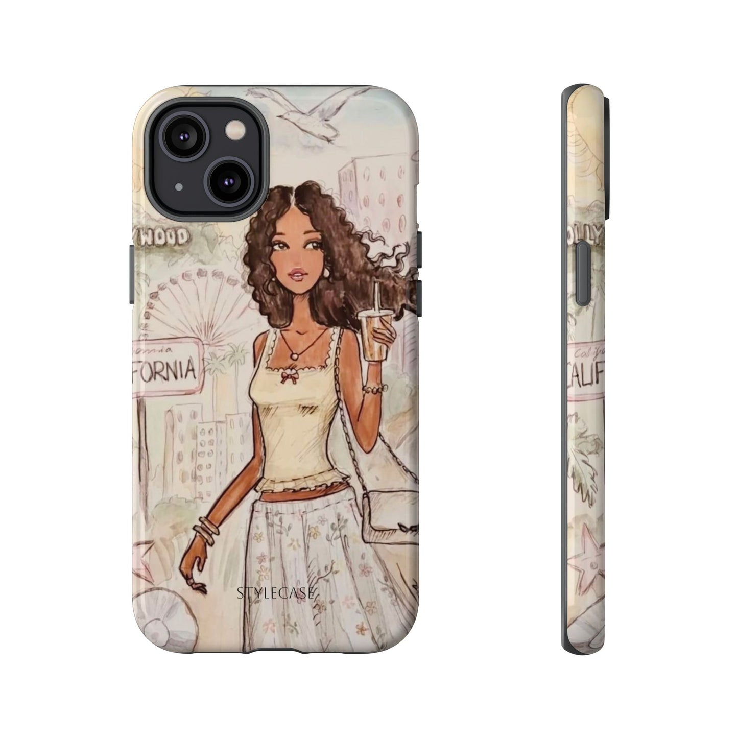 Stylish Girl Phone Case — California Samsung And Iphone Cover