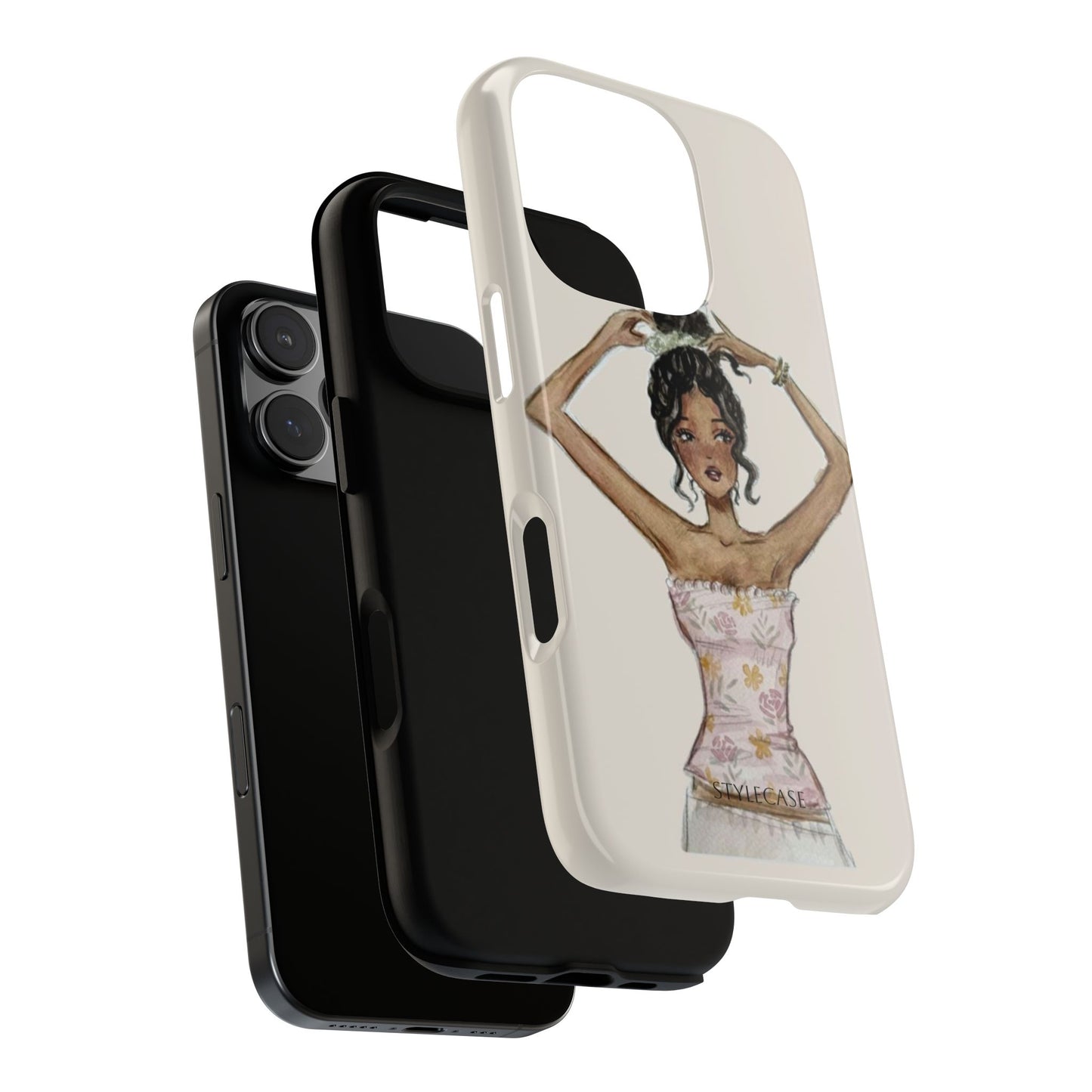 Phone Case — Fashion Illustration Chic Girl Protective Cover