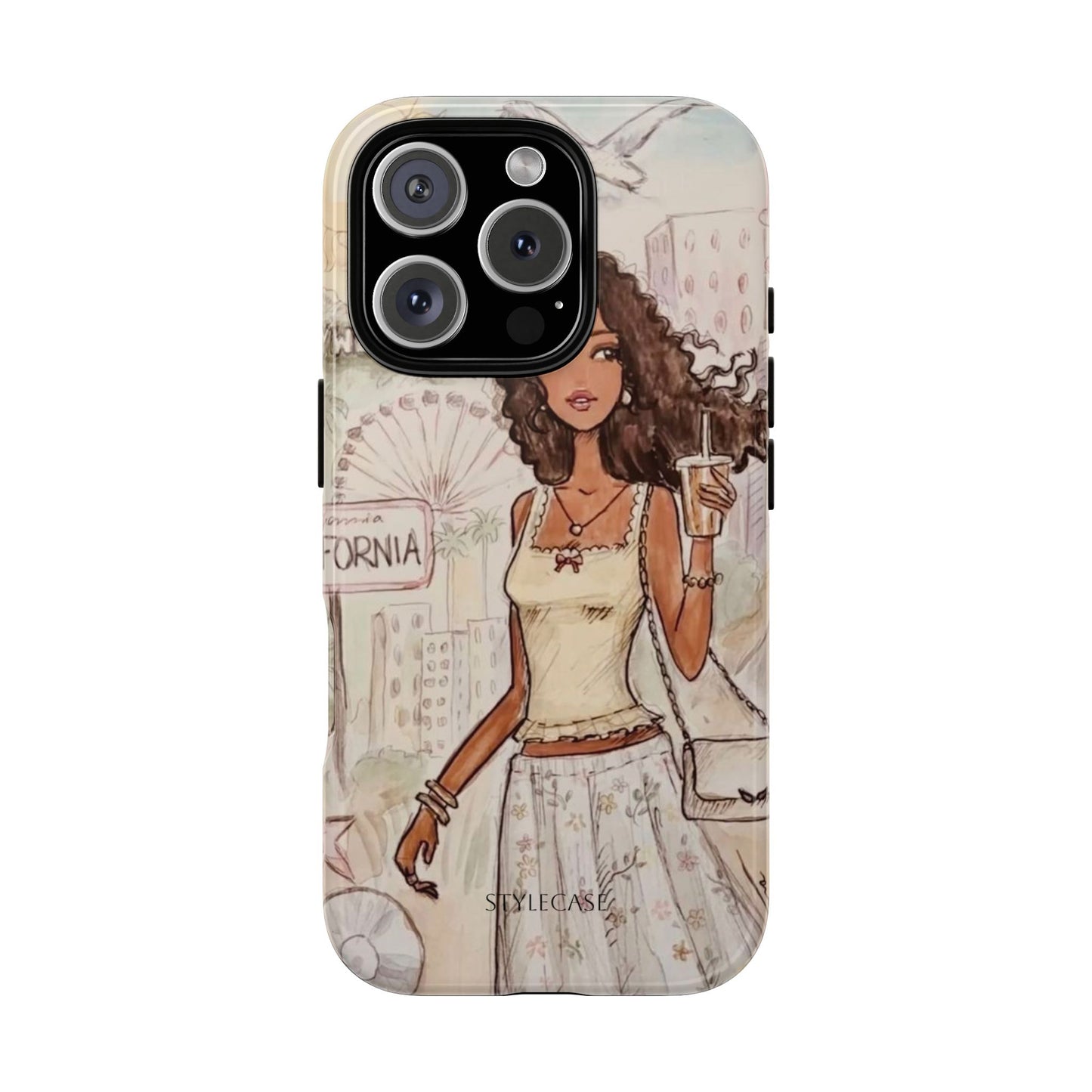 Stylish Girl Phone Case — California Samsung And Iphone Cover
