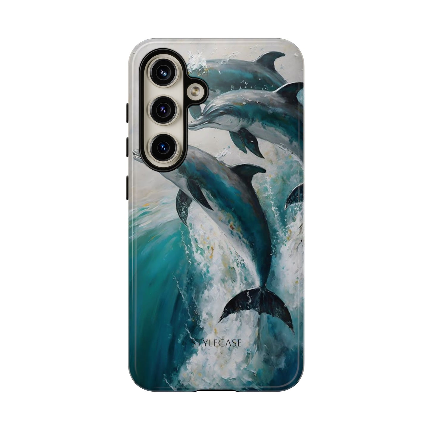 Dolphin Phone Case — Protective Ocean Art iPhone And Samsung Case