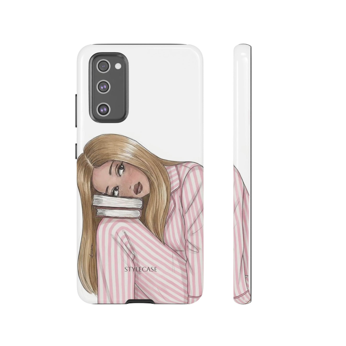 Blonde Girl Phone Case - Books Lover Samsung & Iphone Case