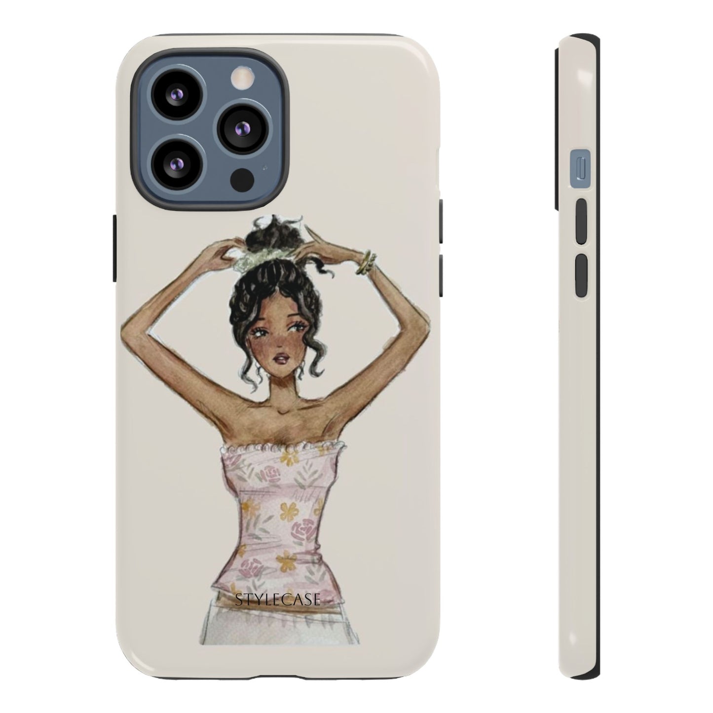 Phone Case — Fashion Illustration Chic Girl Protective Cover