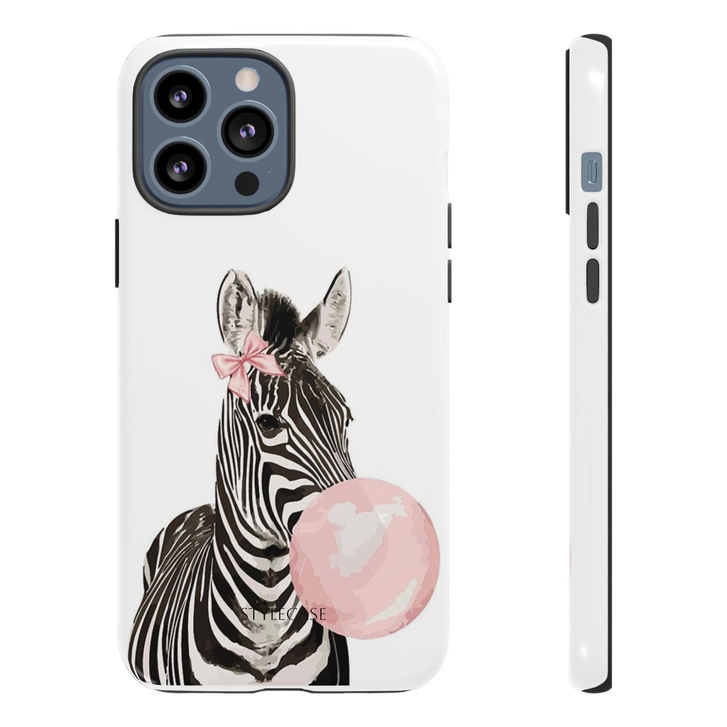 Zebra Bubblegum Phone Case — Cute Animal Samsung and Iphone Cover