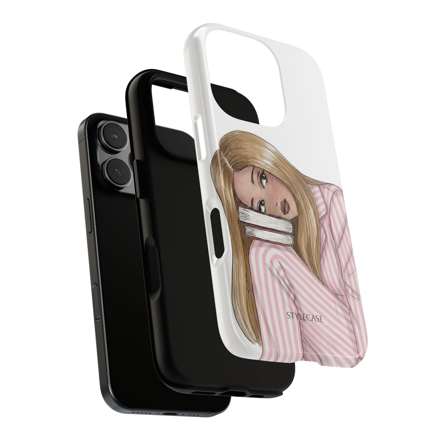 Blonde Girl Phone Case - Books Lover Samsung & Iphone Case